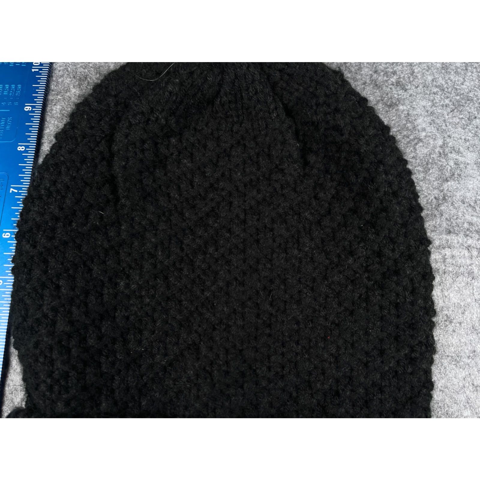 Vintage Cloie Beanie Hat Womens One Size Black 100% Acrylic Knit Ski Outdoors Logo Outdoor Beanie Size ONE SIZE - 3 Thumbnail