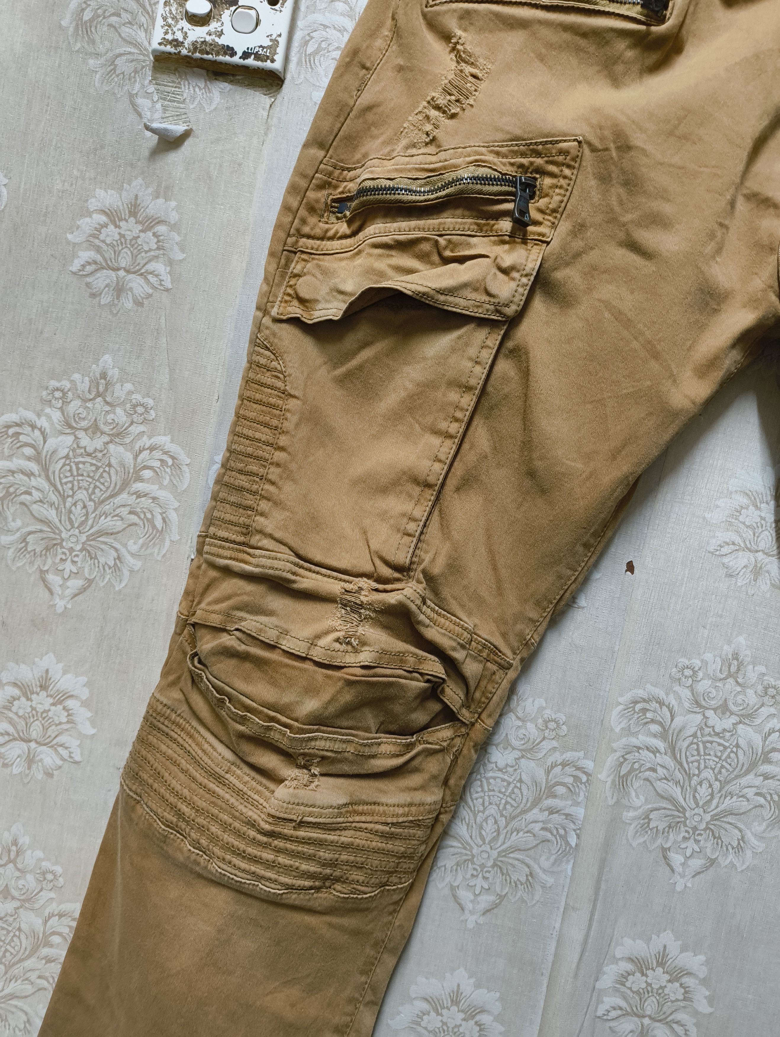 Decibel DECIBEL BIKER CARGO JEANS DISTRESSED DENIM Size US 42 / EU 58 - 15 Thumbnail
