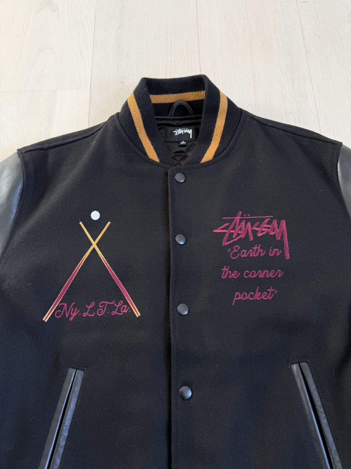 Stussy Stussy 40th Anniversary Leather Varsity Jacket Size US M / EU 48-50 / 2 - 5 Thumbnail