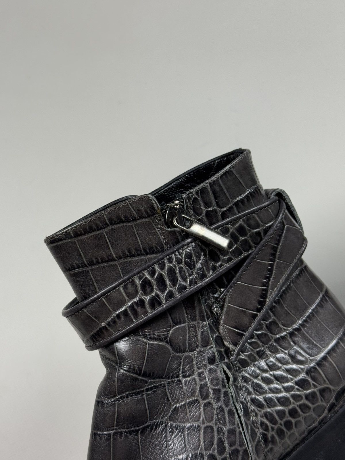 DOROTHEE SCHUMACHER Schumacher Ladies Leather Ankle Zip Combat Boots Size 38 Size US 8 / IT 38 - 22 Thumbnail