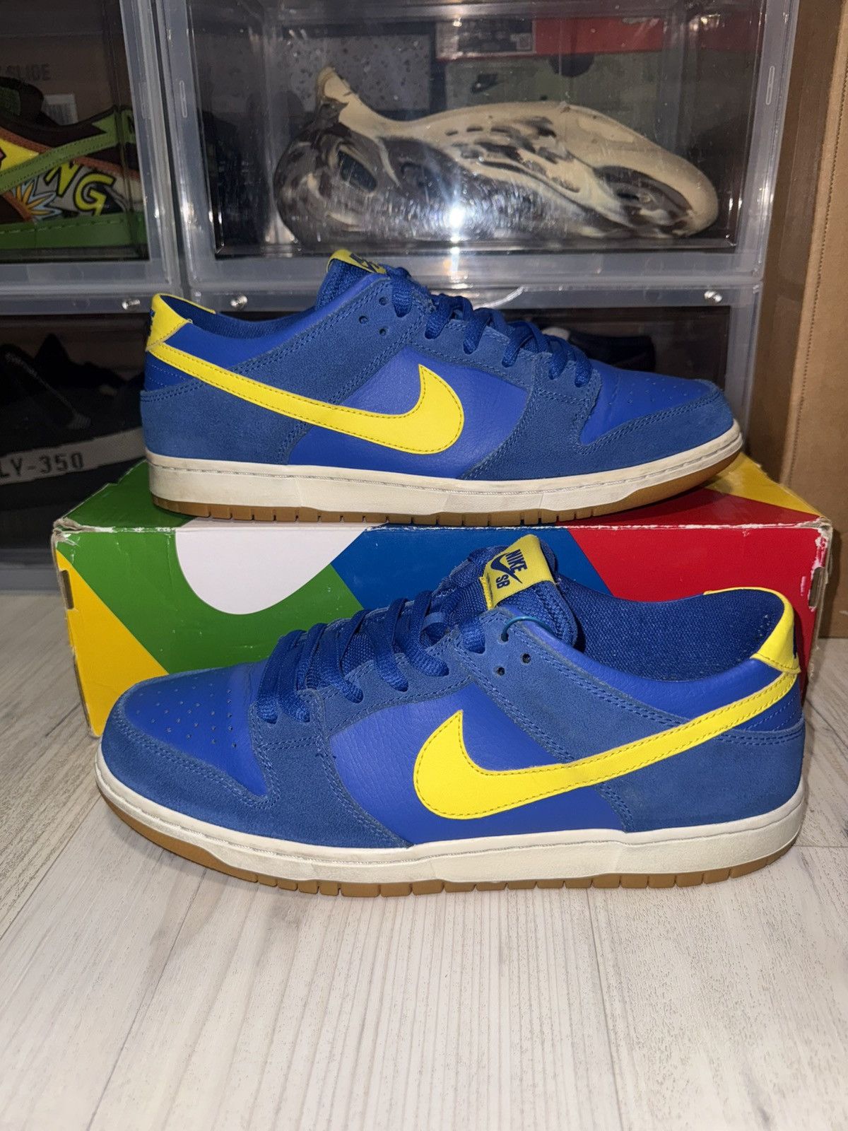 Nike SB Nike SB Dunk Low Pro Boca Jr 2017 Size US 11.5 / EU 44-45 - 2 Thumbnail