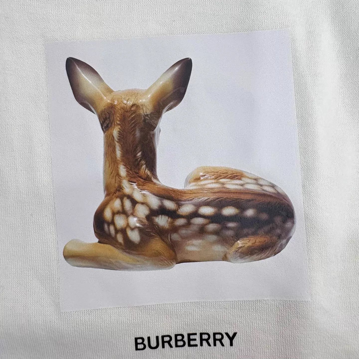 Burberry Burberry Deer Photo Logo T-shirt XXL Size US XXL / EU 58 / 5 - 7 Thumbnail