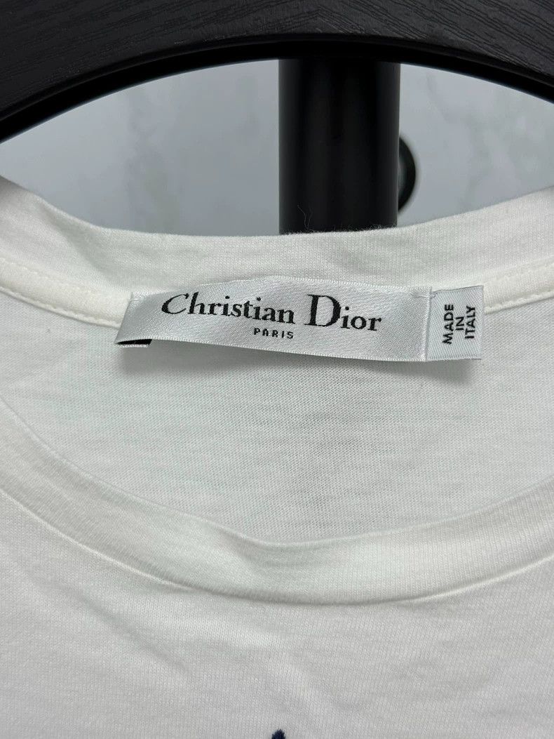 Dior Dior Ski Series Lucky Star Sloga White Short Sleeve Size XS / US 0-2 / IT 36-38 - 2 Thumbnail