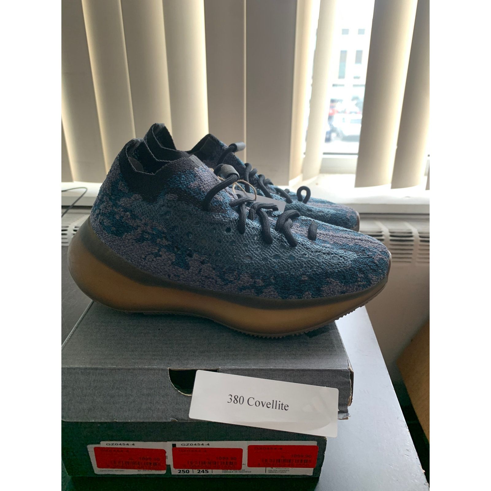 Adidas adidas Yeezy Boost 380 Covellite Size 4.5 NEW SHIPS NOW Size US 5 / EU 37 - 1 Thumbnail