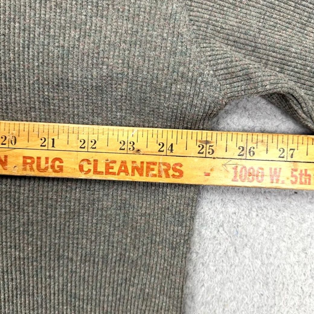 Bugle Boy VINTAGE Bugle Boy Sweater Mens Large Green Henley Thermal Waffle-Knit Pullover Size US L / EU 52-54 / 3 - 7 Thumbnail