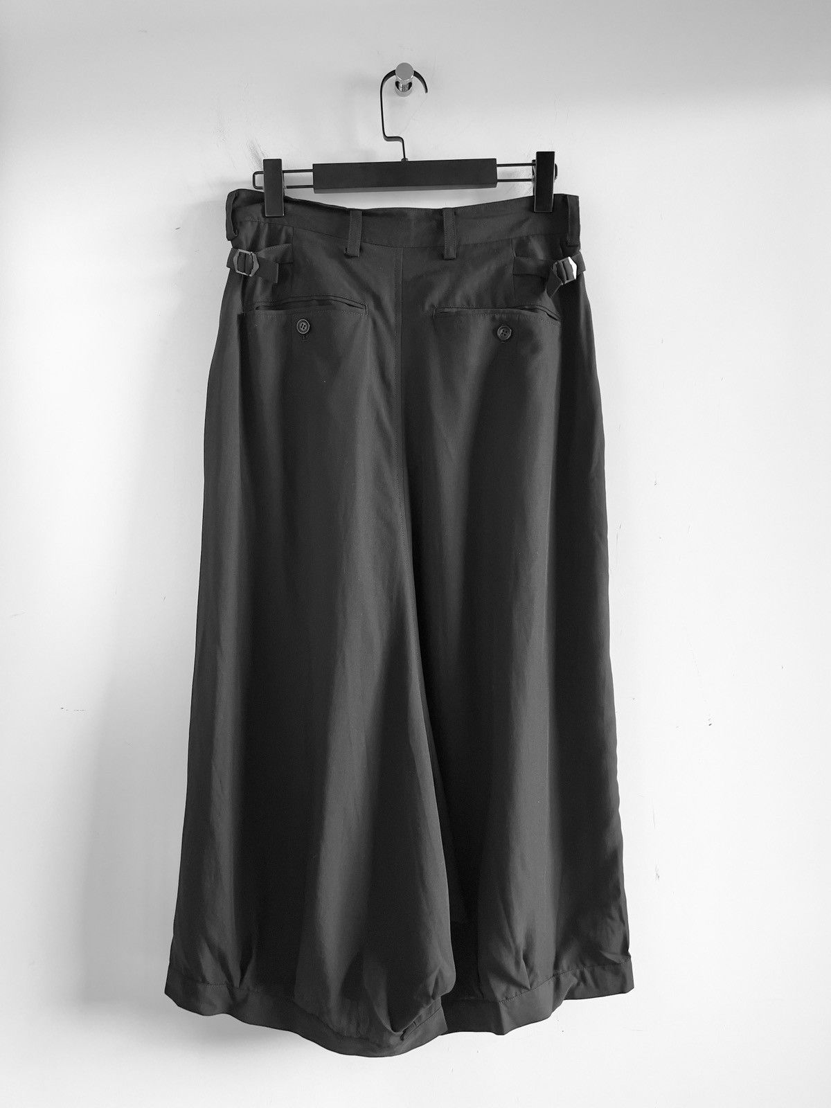 Yohji Yamamoto Y's Yohji Yamamoto - CELLULOSE WIDE PANTS Size US 30 / EU 46 - 2 Thumbnail