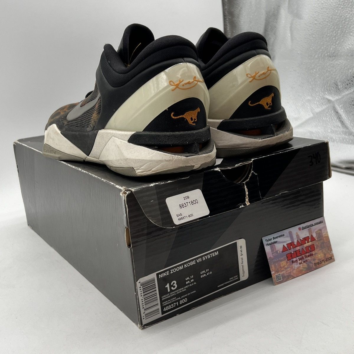 Nike Zoom Kobe 7 cheetah Size US 13 / EU 46 - 5 Thumbnail