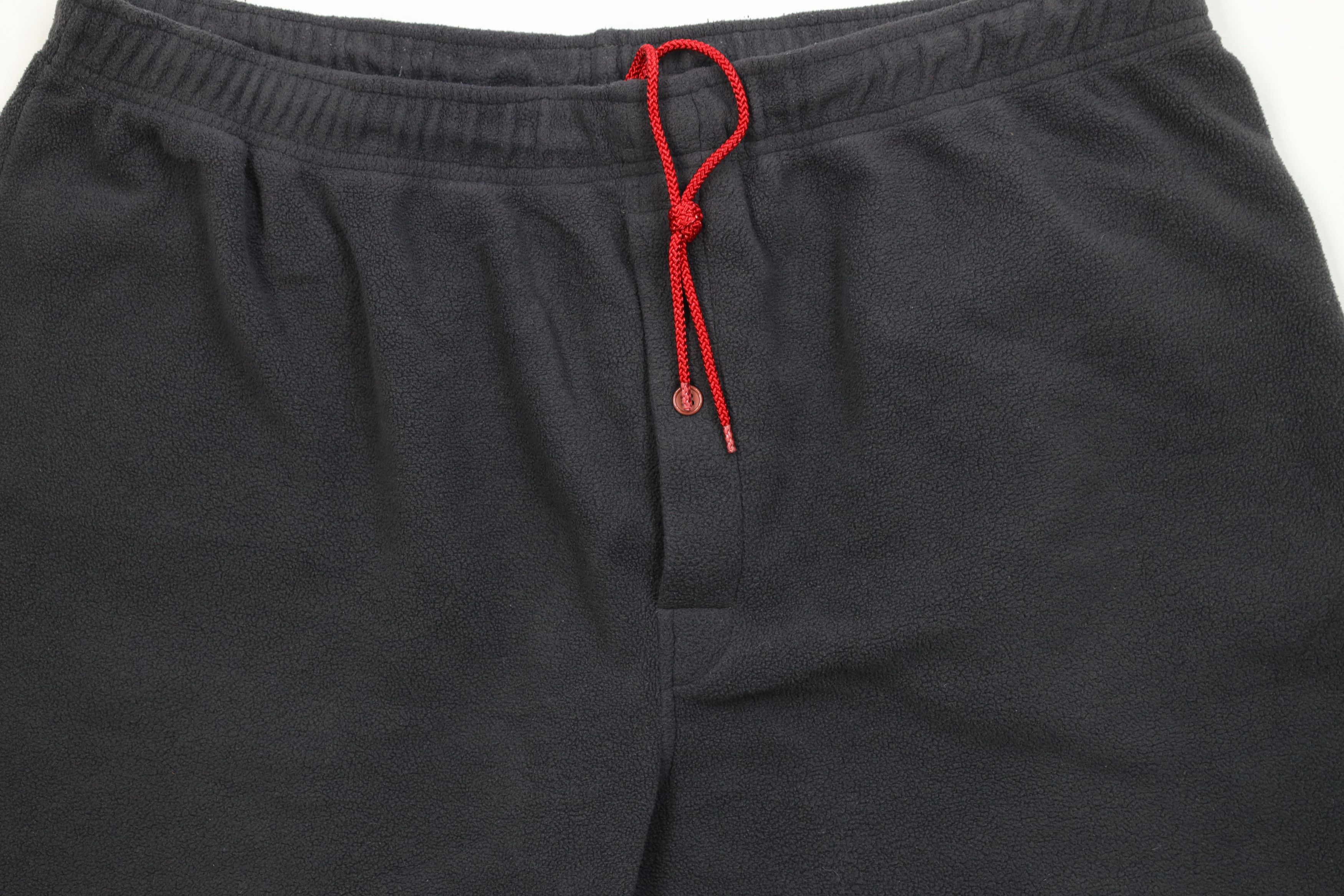Vintage Vintage 90s Streetwear Knee Fleece Shorts Charcoal Gray Size US 36 / EU 52 - 3 Thumbnail