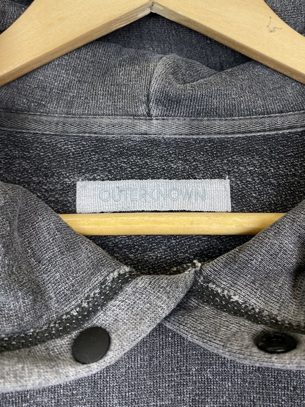 Other Outerknown Garment Dyed Washed Gray Hoodie Designer Size S Size US S / EU 44-46 / 1 - 5 Thumbnail