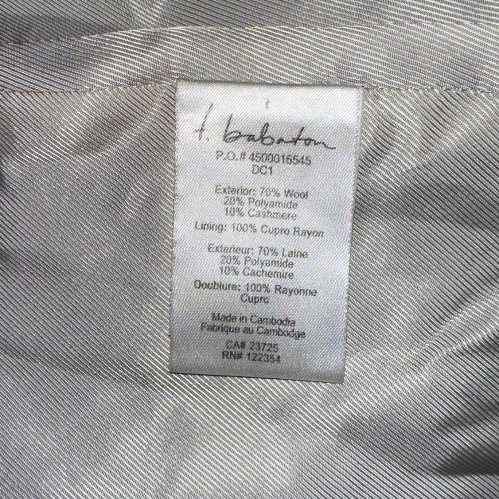 Aritzia Aritzia Dark Grey Coat Wool Cashmere Women's Size XS Size XS / US 0-2 / IT 36-38 - 2 Thumbnail