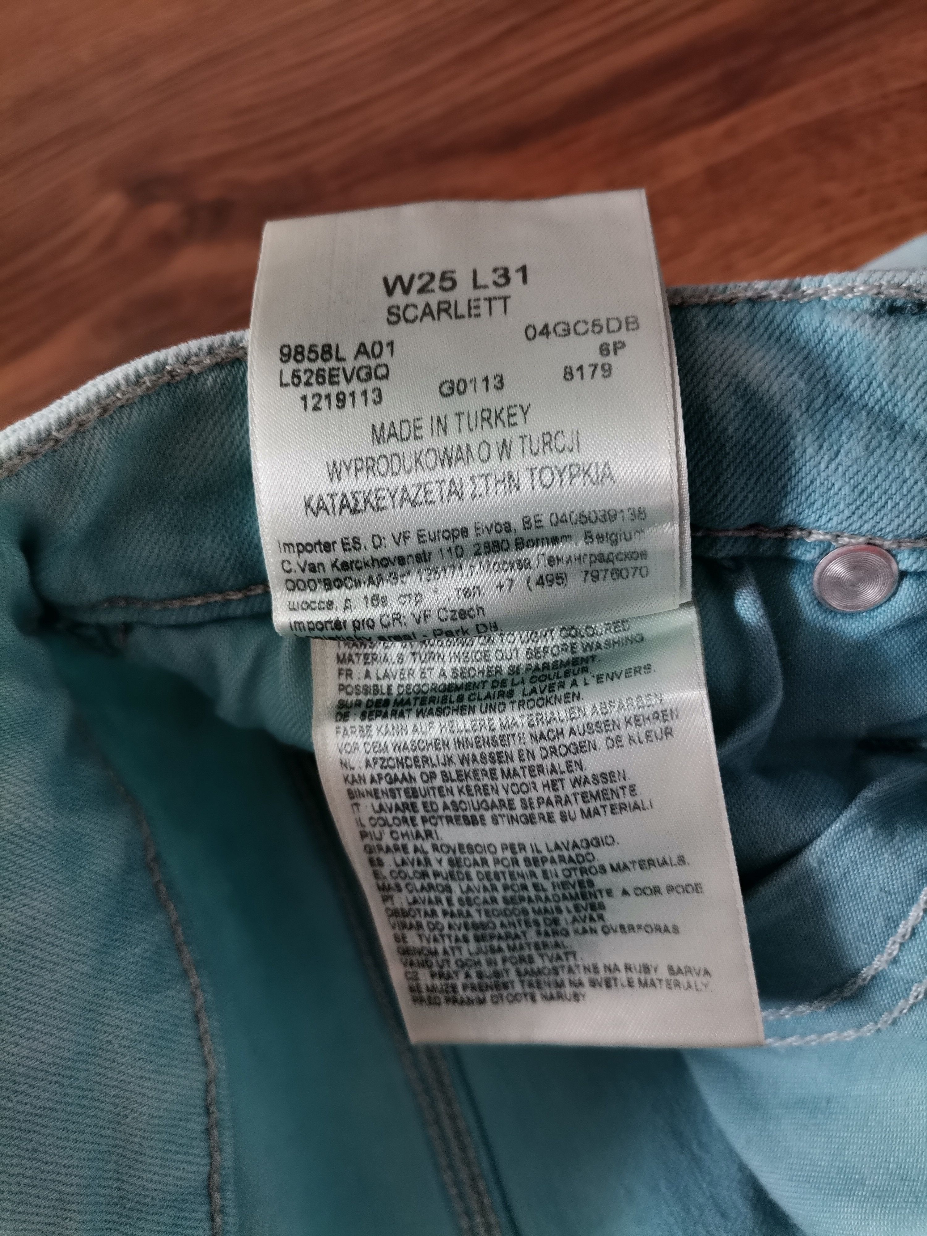 Lee Lee Women's Scarlett Dyed Jeans Size 25" / US 0 / IT 36 - 3 Thumbnail
