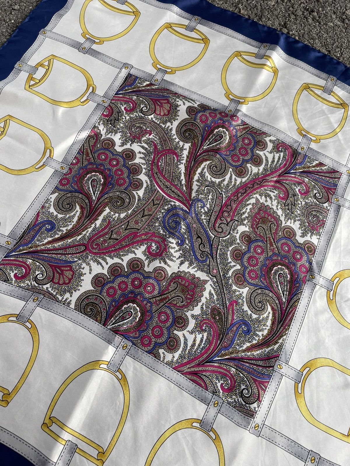 Celine Authentic "Céline" | Scarf Size ONE SIZE - 4 Thumbnail