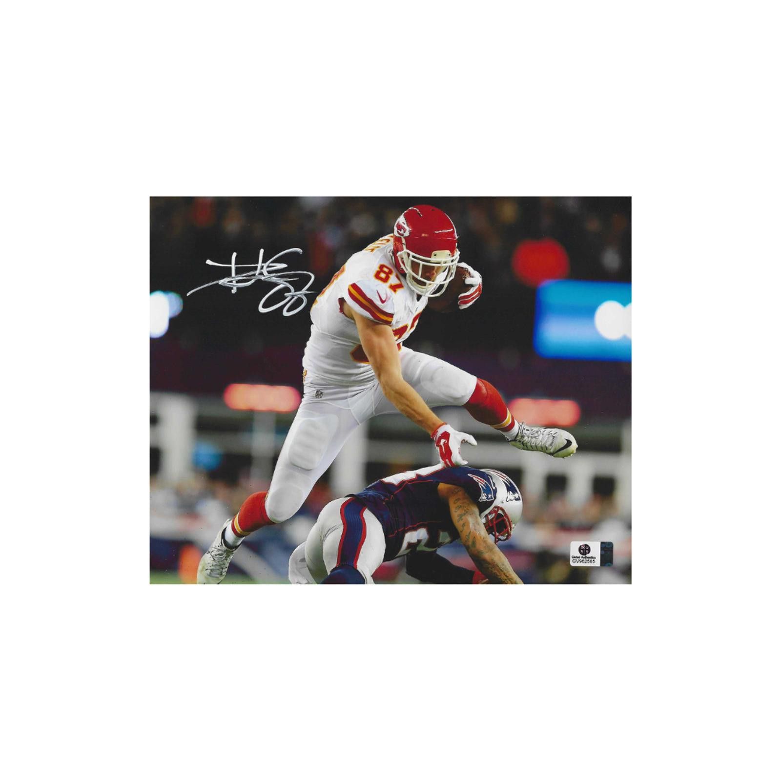 Other Travis Kelce Chiefs Autographed 8x10 Photo coa W/Frame Size ONE SIZE - 3 Thumbnail