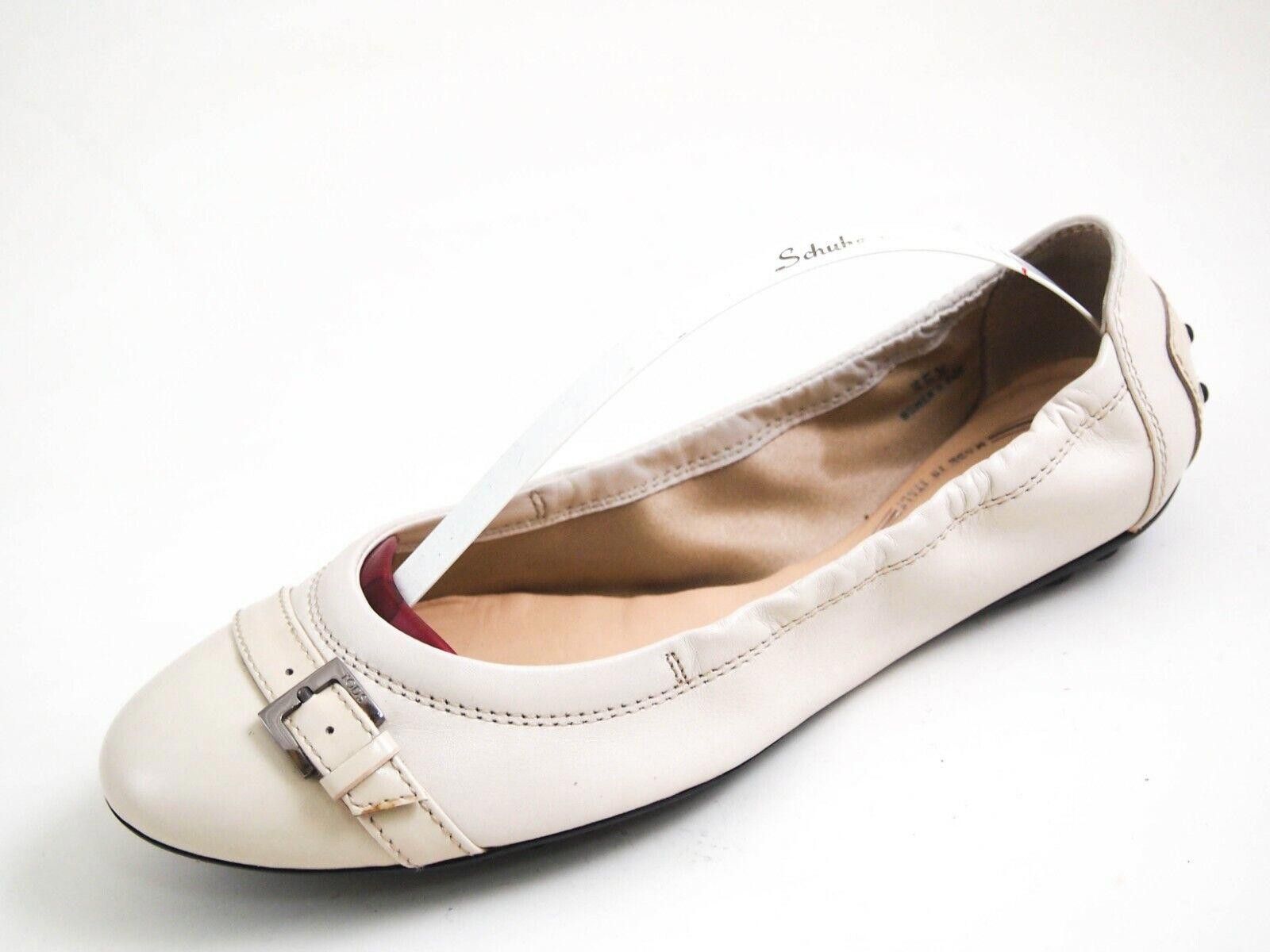 Tod's Tod's Ballet Flats Ivory Patent Leather EU 35.5 US 5.5 Size US 5.5 / IT 35.5 - 2 Thumbnail