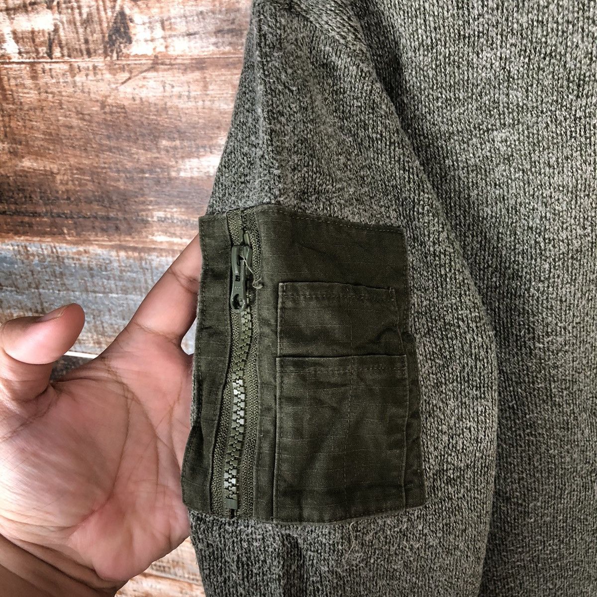 Japanese Brand Blue Cross streetwear Green Sweatshirt #A2064 Size US S / EU 44-46 / 1 - 19 Thumbnail