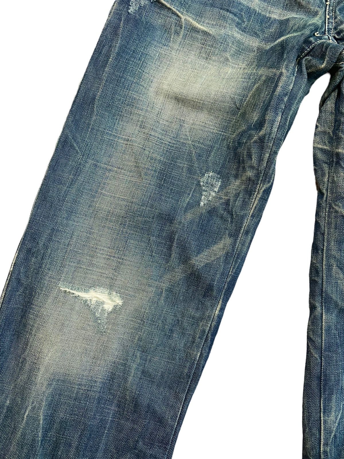 Japanese Brand Famous Fashion REDPEPPER Patches Clawmark Denim Size US 28 / EU 44 - 8 Thumbnail