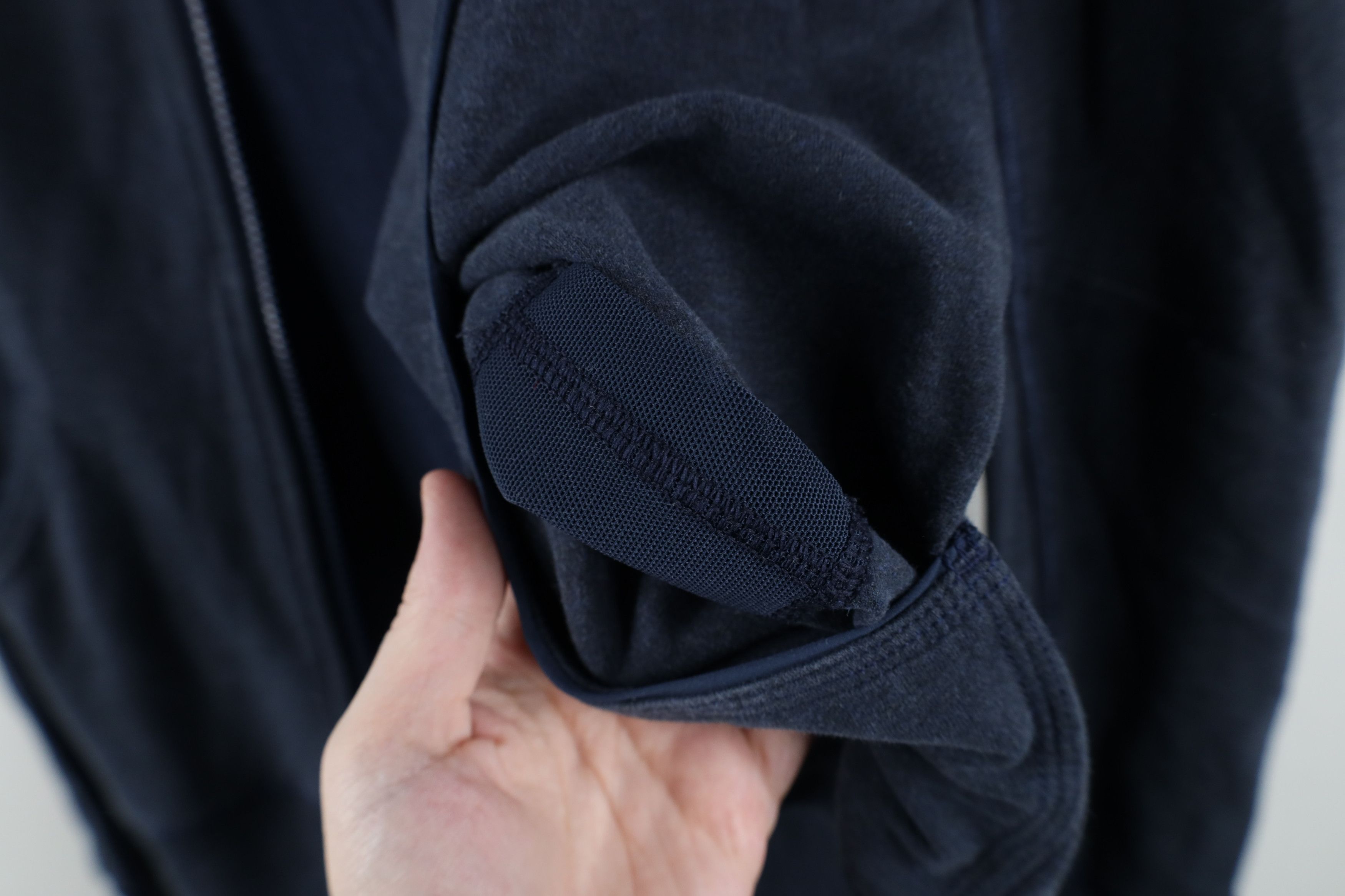Lululemon × Vintage Lululemon Faded Full Zip Scuba Hoodie Sweatshirt Dark Blue Size M / US 6-8 / IT 42-44 - 7 Thumbnail