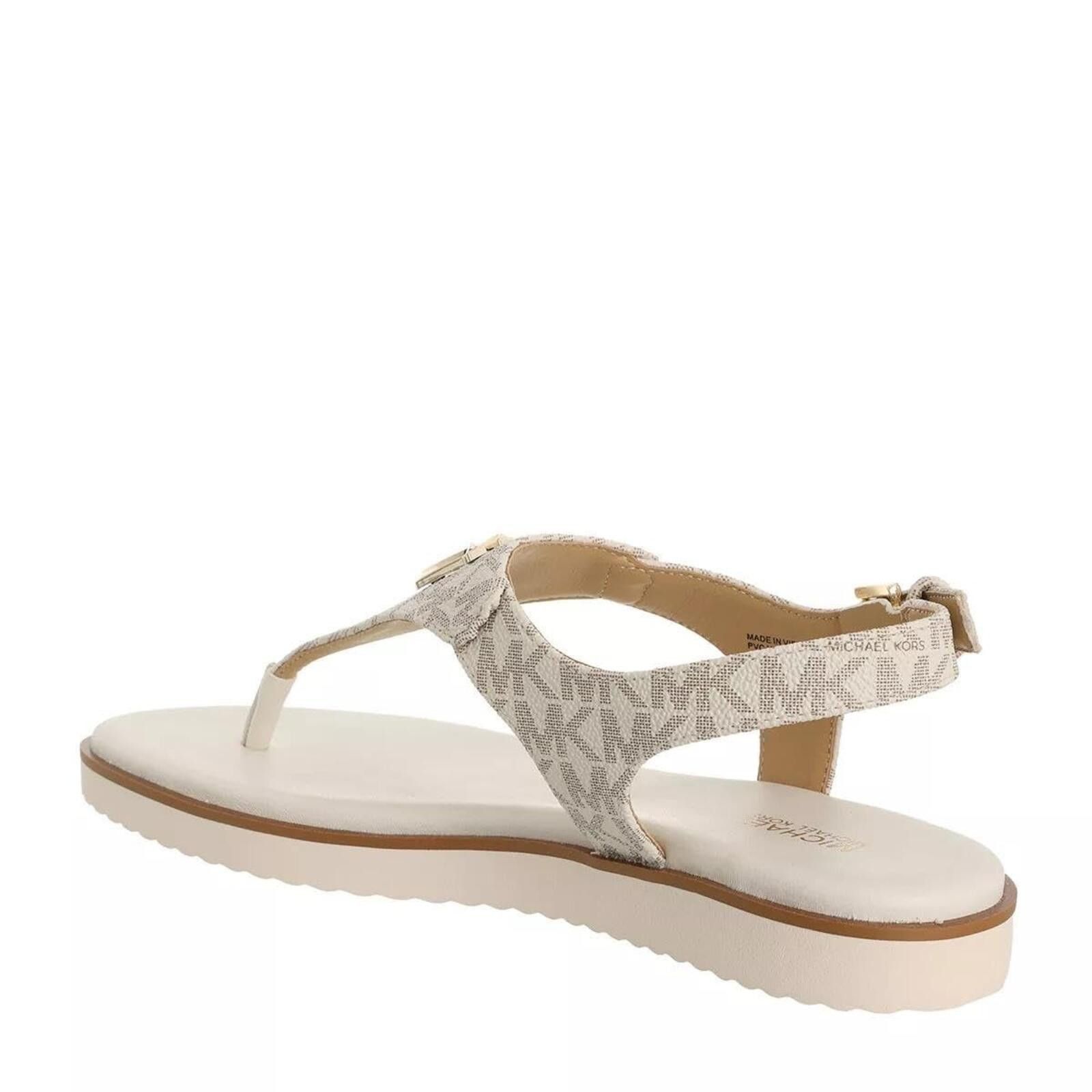 Michael Kors Michael Kors Jilly Flat Sandal Thong Shoes Vanilla 10 M Size US 10 / IT 40 - 2 Thumbnail