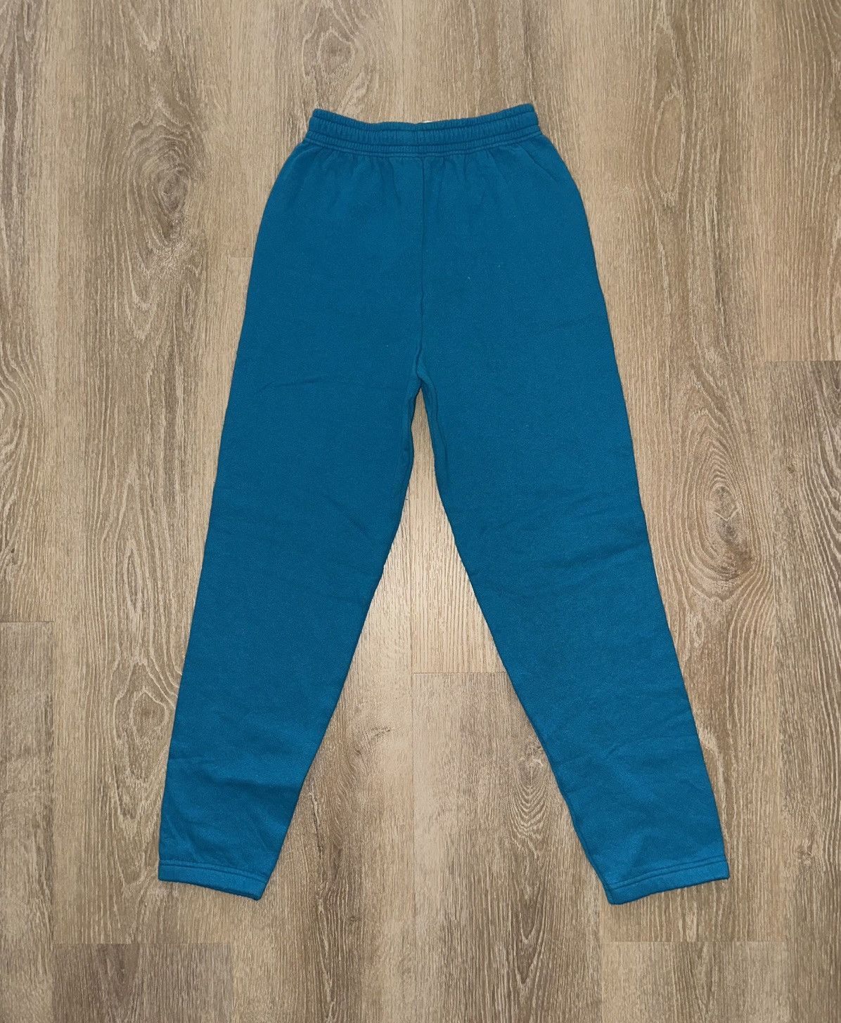 Fruit Of The Loom × Vintage Vintage 90’s Fruit of the Loom Teal Blank Sweatpants Size US 30 / EU 46 - 1 Thumbnail