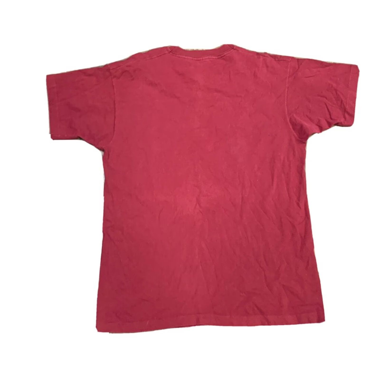Fruit Of The Loom VINTAGE New York Souvenir Stitch T Shirt XL Maroon Fruit Of The Loom USA Made Mens Size US XL / EU 56 / 4 - 4 Thumbnail