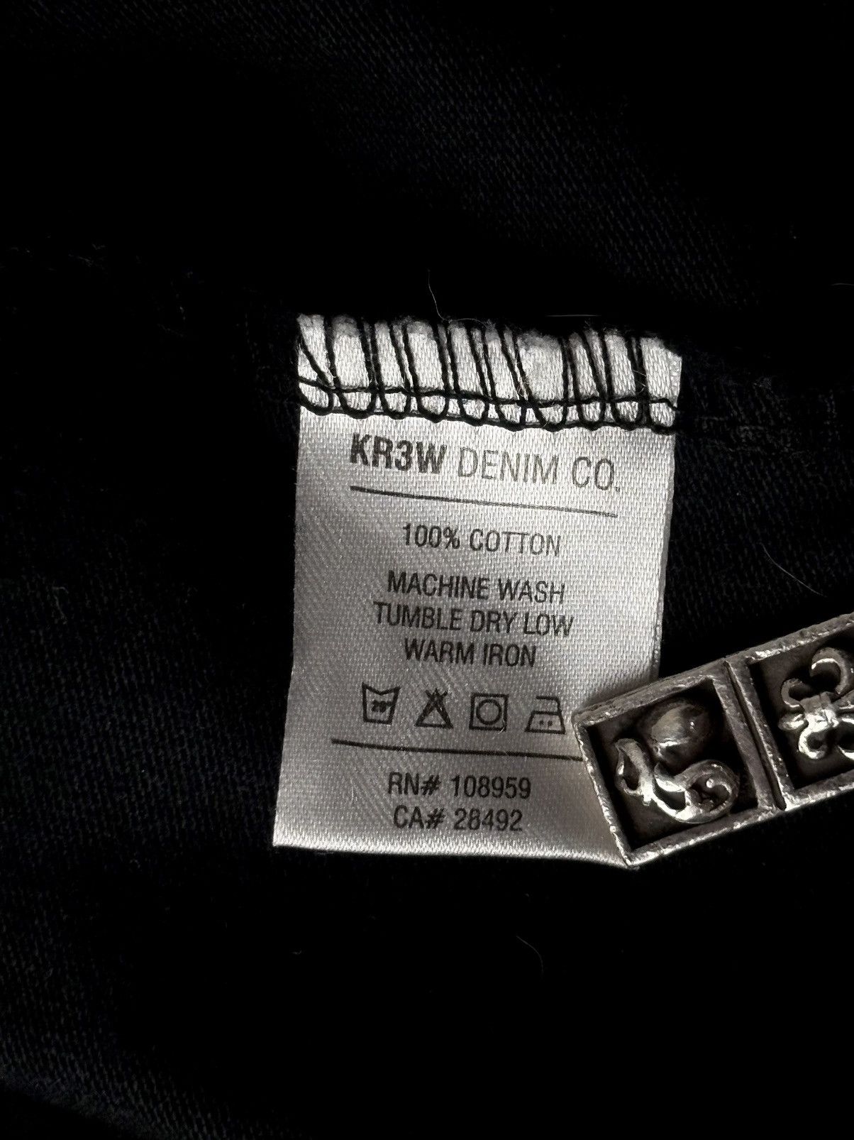 KREW KR3W Black Zip-up Stand Collar Jacket Size US S / EU 44-46 / 1 - 16 Thumbnail