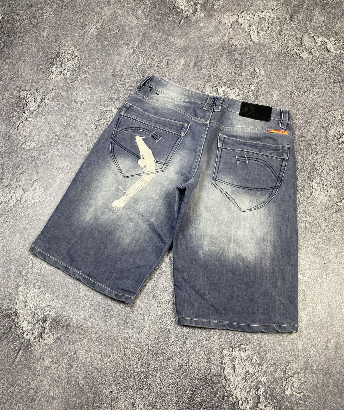 Polar Skate Co. Y2K Baggy Grey Denim Shorts Rap Style 2000s Streetwear Y2K Size US 34 / EU 50 - 2 Thumbnail