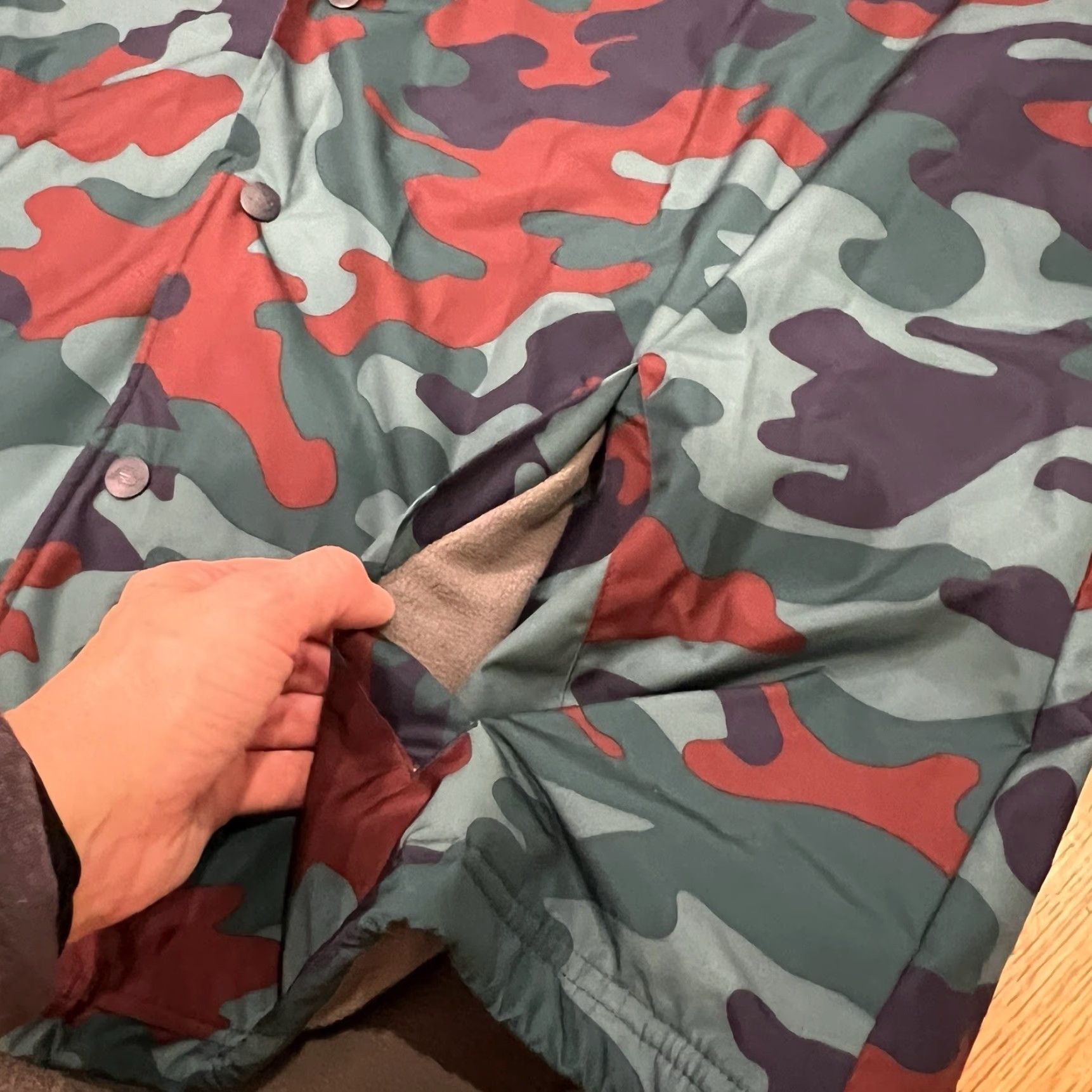 New Balance Men’s New Balance Fleece Lined Jacket Camo Pattern Size XL Size US XL / EU 56 / 4 - 5 Thumbnail