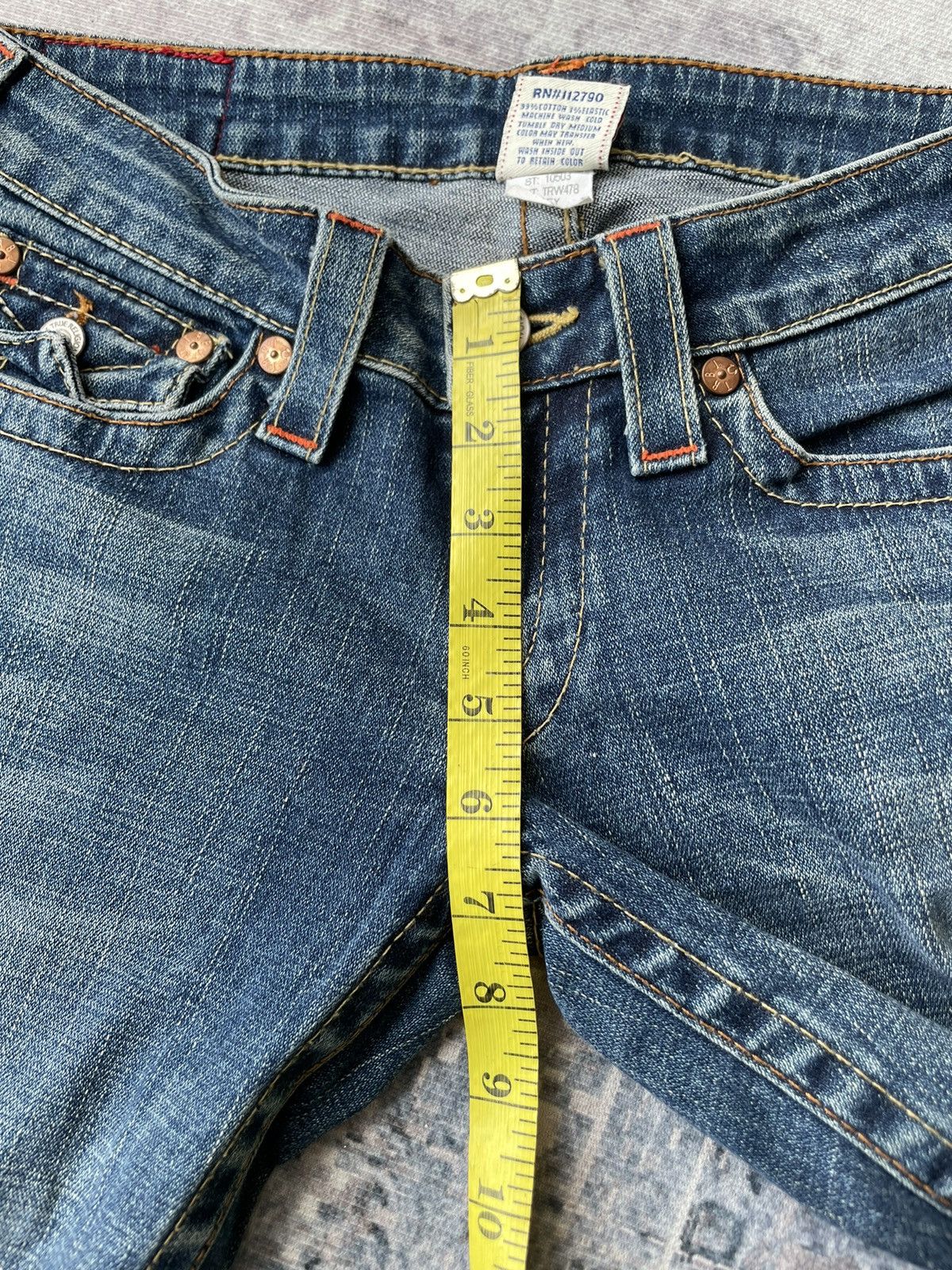 True Religion True Religion Joey Flare Denim Jeans Size US 28 / EU 44 - 12 Thumbnail