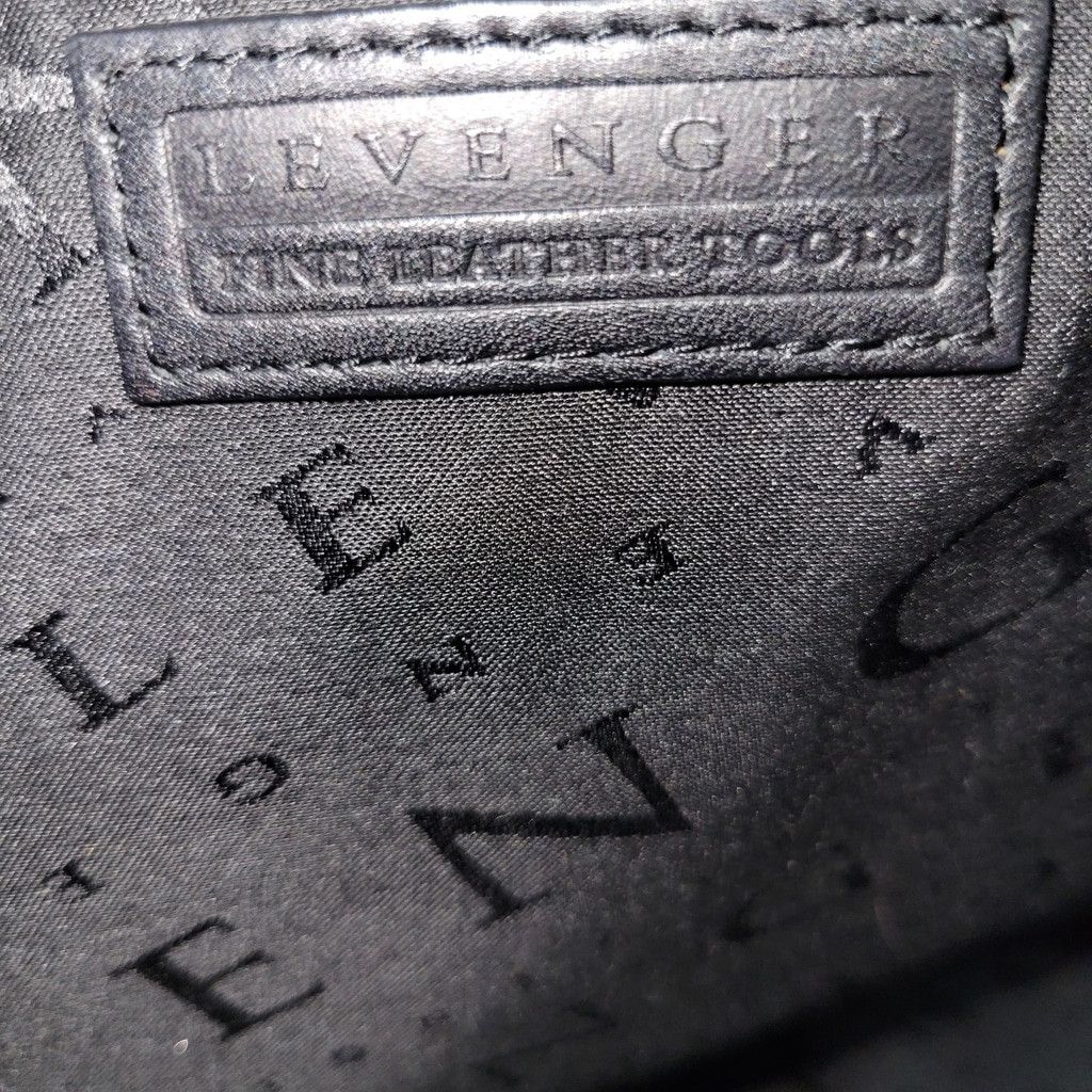 Other Levenger Crocodile Embossed Genuine Leather Messenger Briefc Size ONE SIZE - 13 Thumbnail