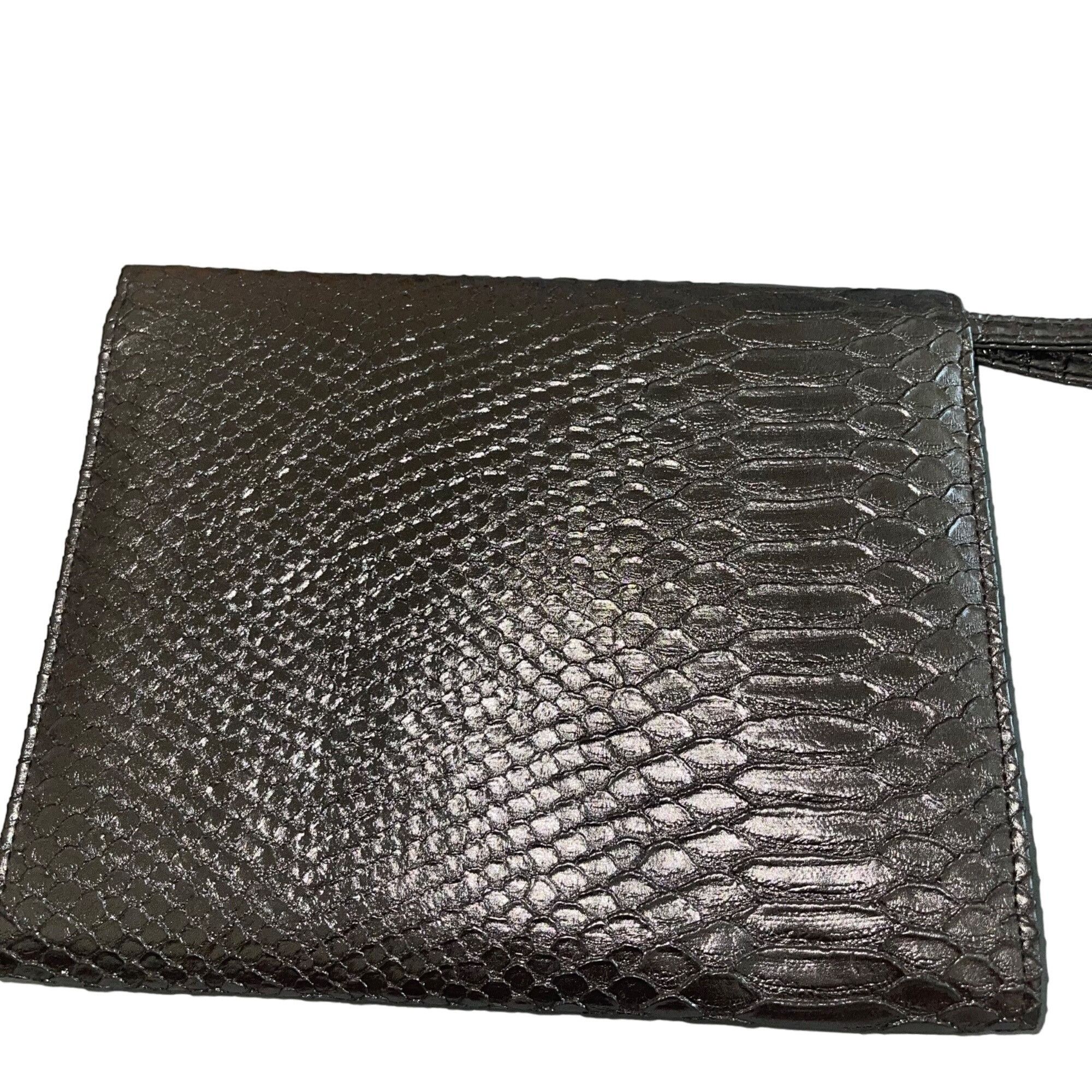 Neiman Marcus Neiman Marcus Womens Clutch Bag Silver Size ONE SIZE - 8 Thumbnail