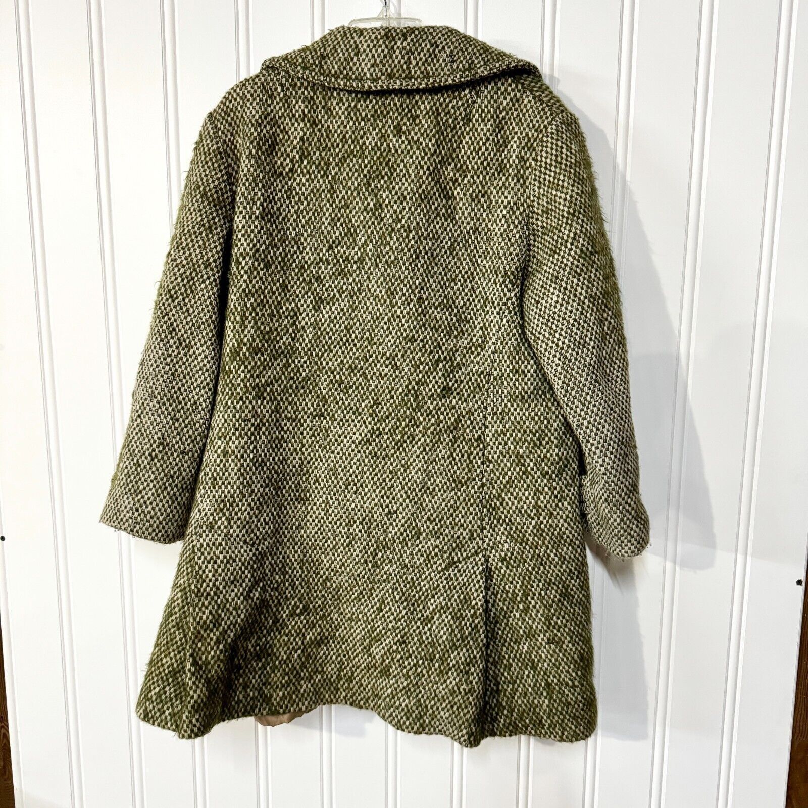 Vintage Vintage Davis Of Boston Lazarous Pea Coat Women Green Woven Size M / US 6-8 / IT 42-44 - 5 Thumbnail