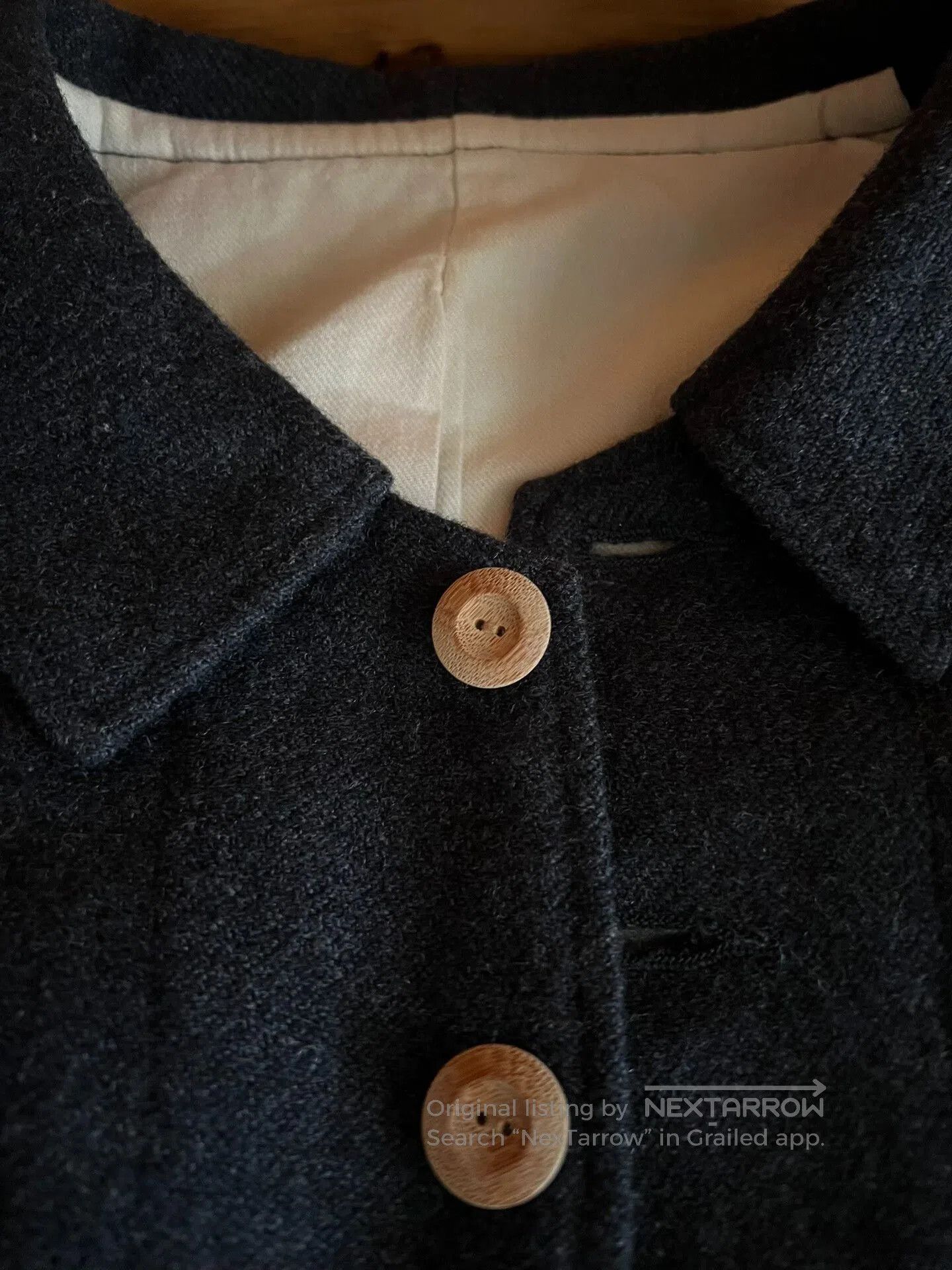 Visvim visvim blue dye wool coat with wooden buttons. Size US M / EU 48-50 / 2 - 9 Thumbnail