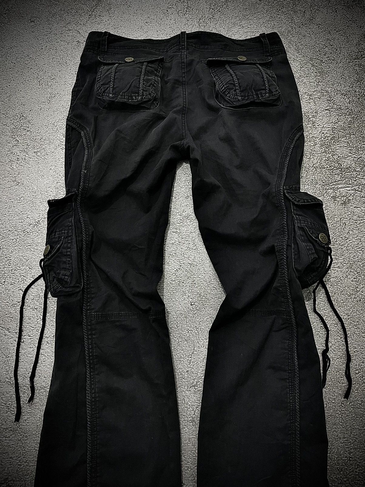 Japanese Brand 2000s Goa Cargo Flared Style Unknow Cargo Pants Size US 30 / EU 46 - 10 Thumbnail