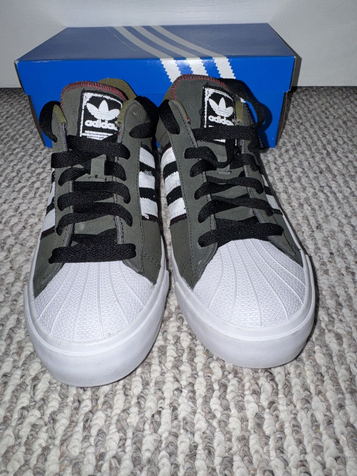 Adidas Adidas Superstar Vulc Olive/Orange 9 – Vintage Skate Edition Size US 9 / EU 42 - 3 Thumbnail