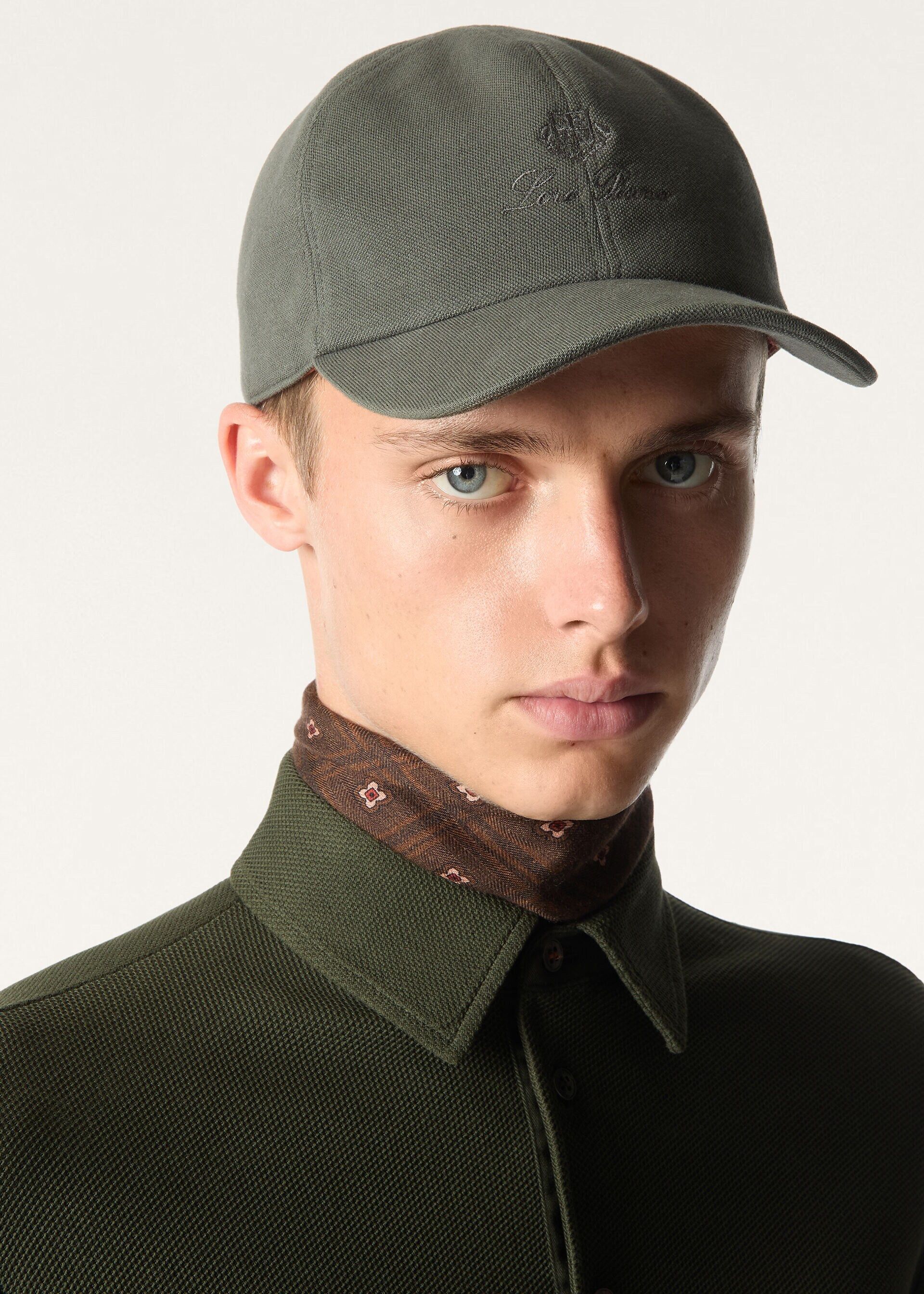 Loro Piana os11x0426 FAN9282 Size: OS / Baseball Cap / Hat Clorofilla Size ONE SIZE - 4 Thumbnail