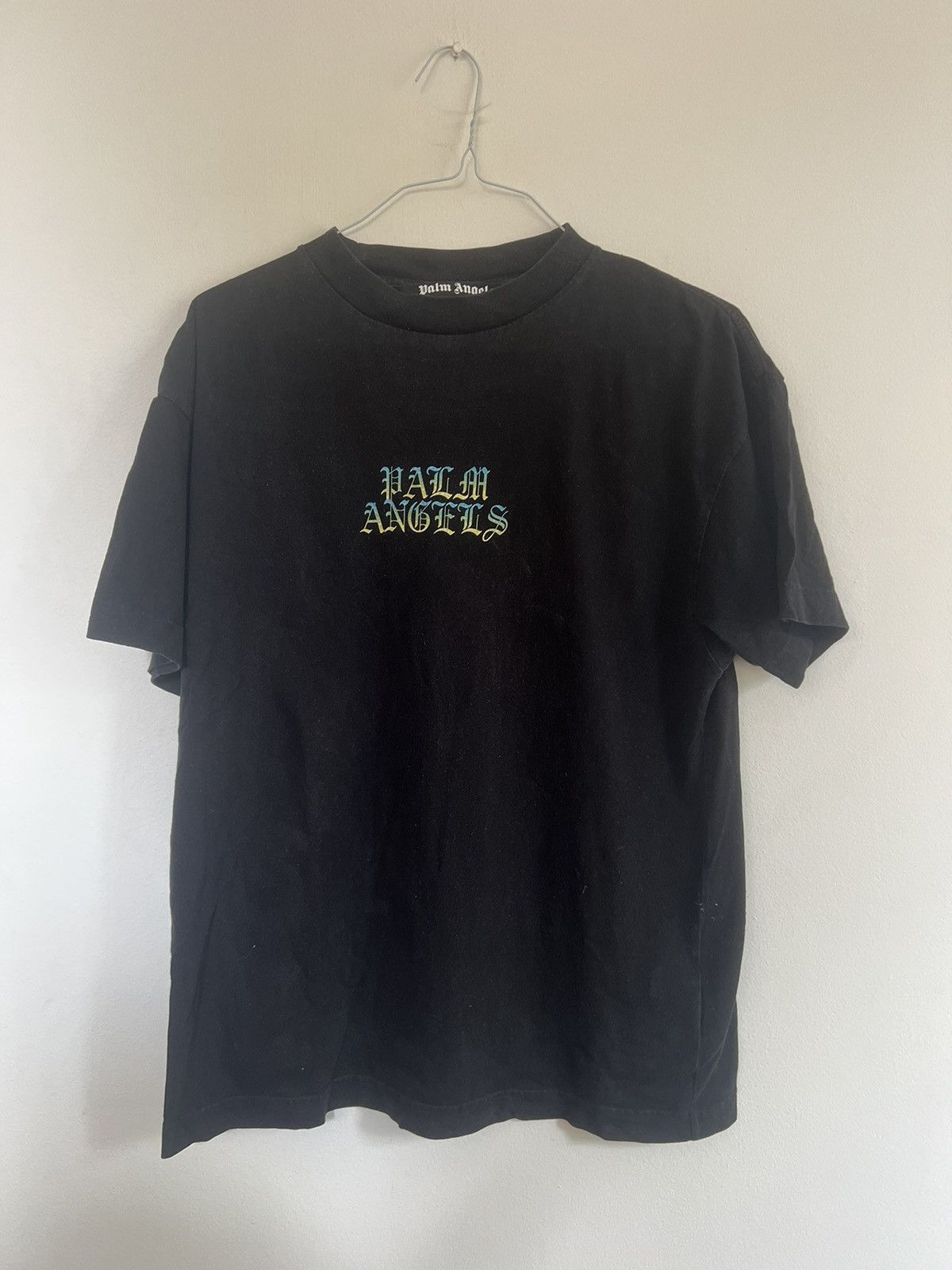 Palm Angels Hue Gothic Logo TEE