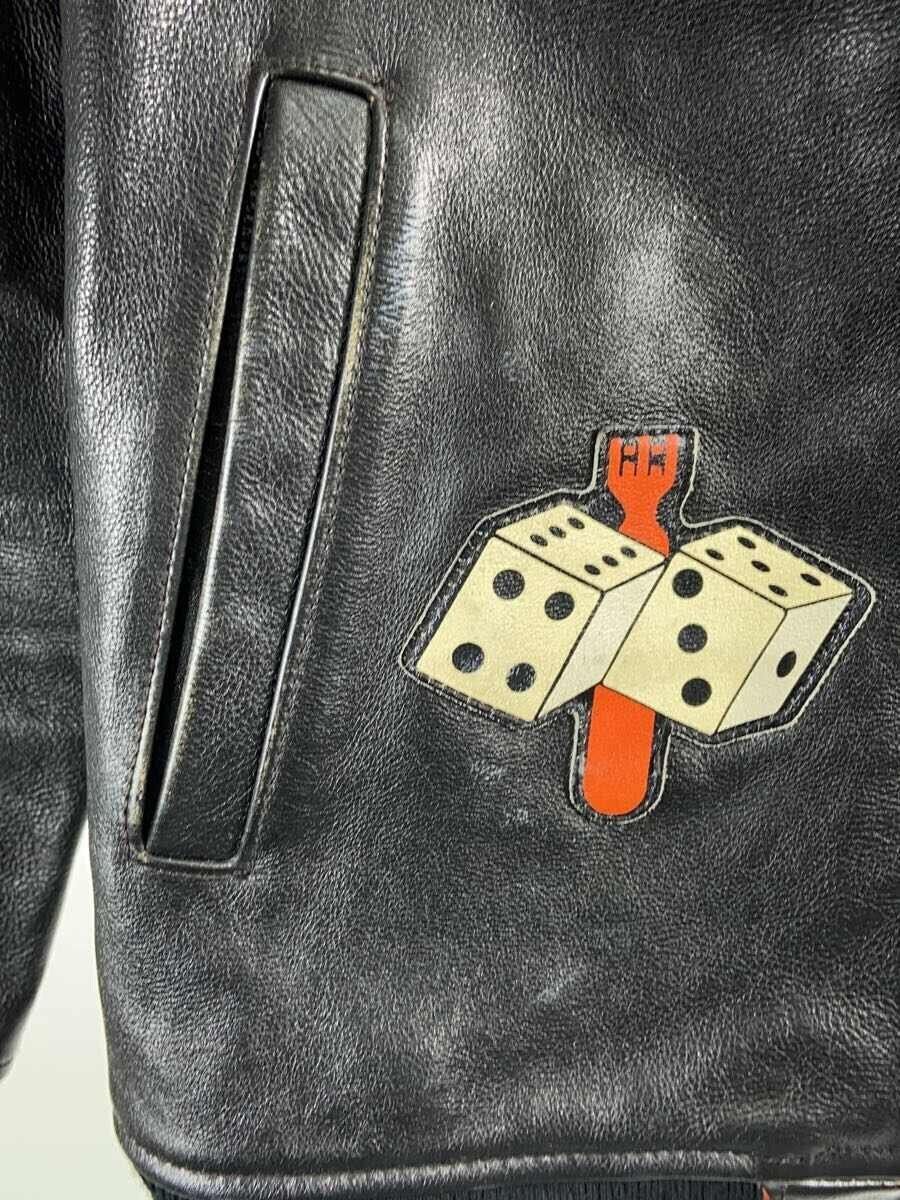 Avirex Avirex Cow Leather Patched Suede Flight Jacket Blouson Black Size US L / EU 52-54 / 3 - 9 Thumbnail