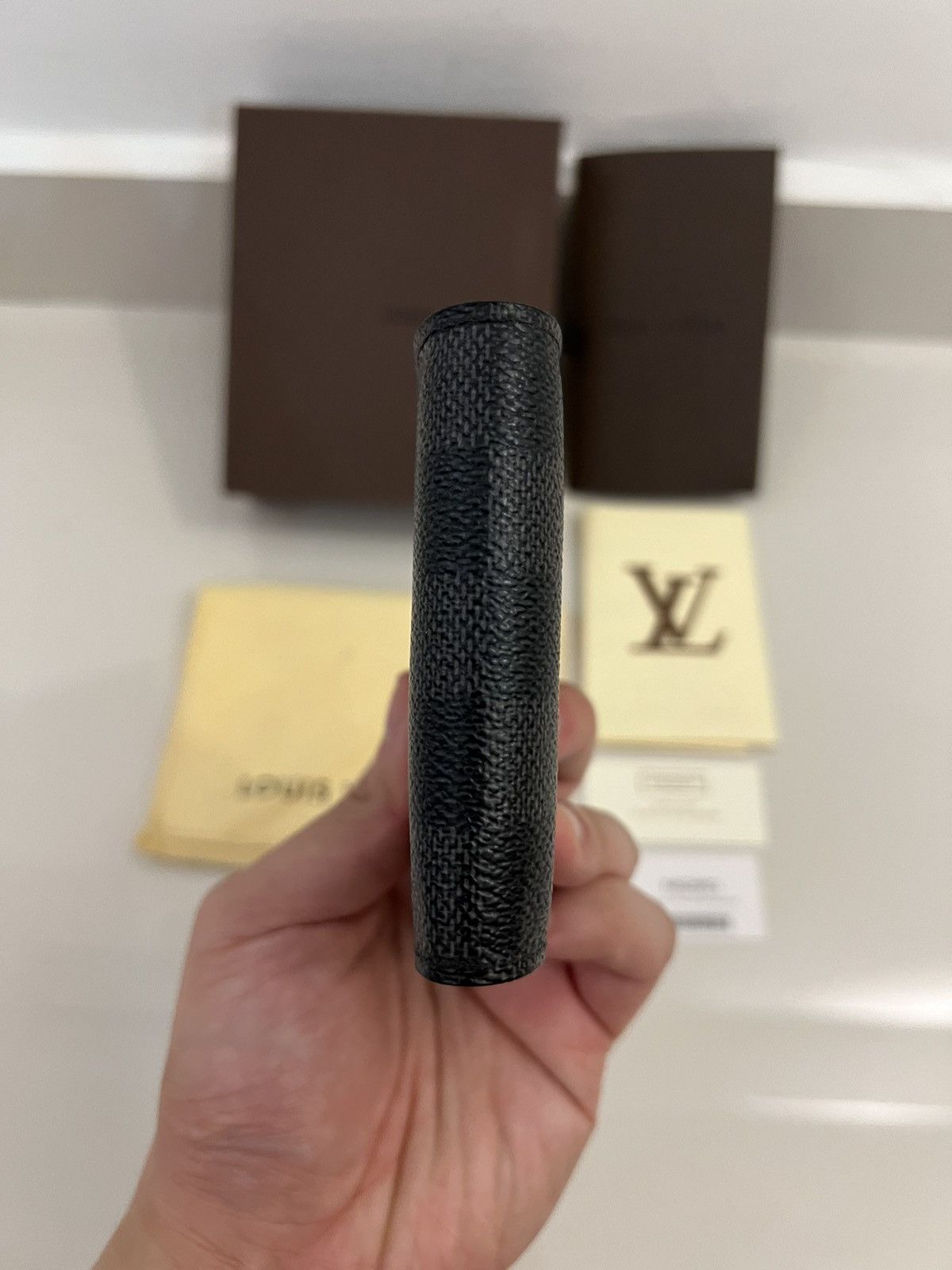 Louis Vuitton LV Louis Vuitton Multiple Wallet Damier Ebene (N60895) Size ONE SIZE - 10 Thumbnail