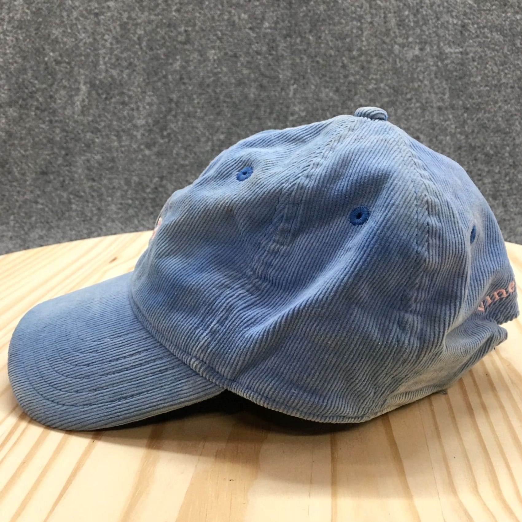 Vineyard Vines Vineyard Vines Baseball Cap Womens Blue Pink OS Adjustable Embroidered Logo Size ONE SIZE - 5 Thumbnail