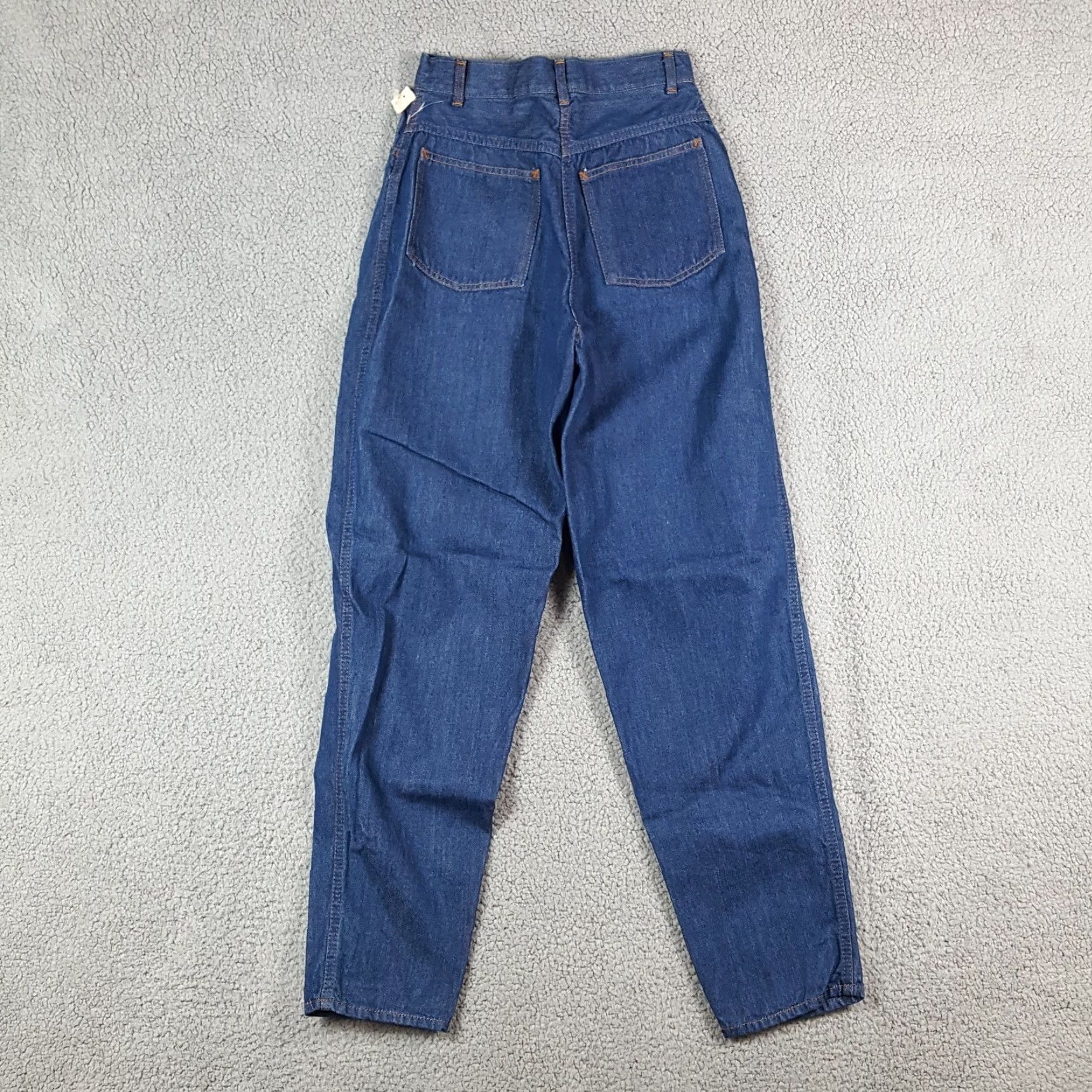 Vintage VINTAGE Sanroy 80s High Waist Tapered Leg Relaxed Jeans Women's Size 10 Blue Denim Boho Retro Size 32" / US 10 / IT 46 - 5 Thumbnail