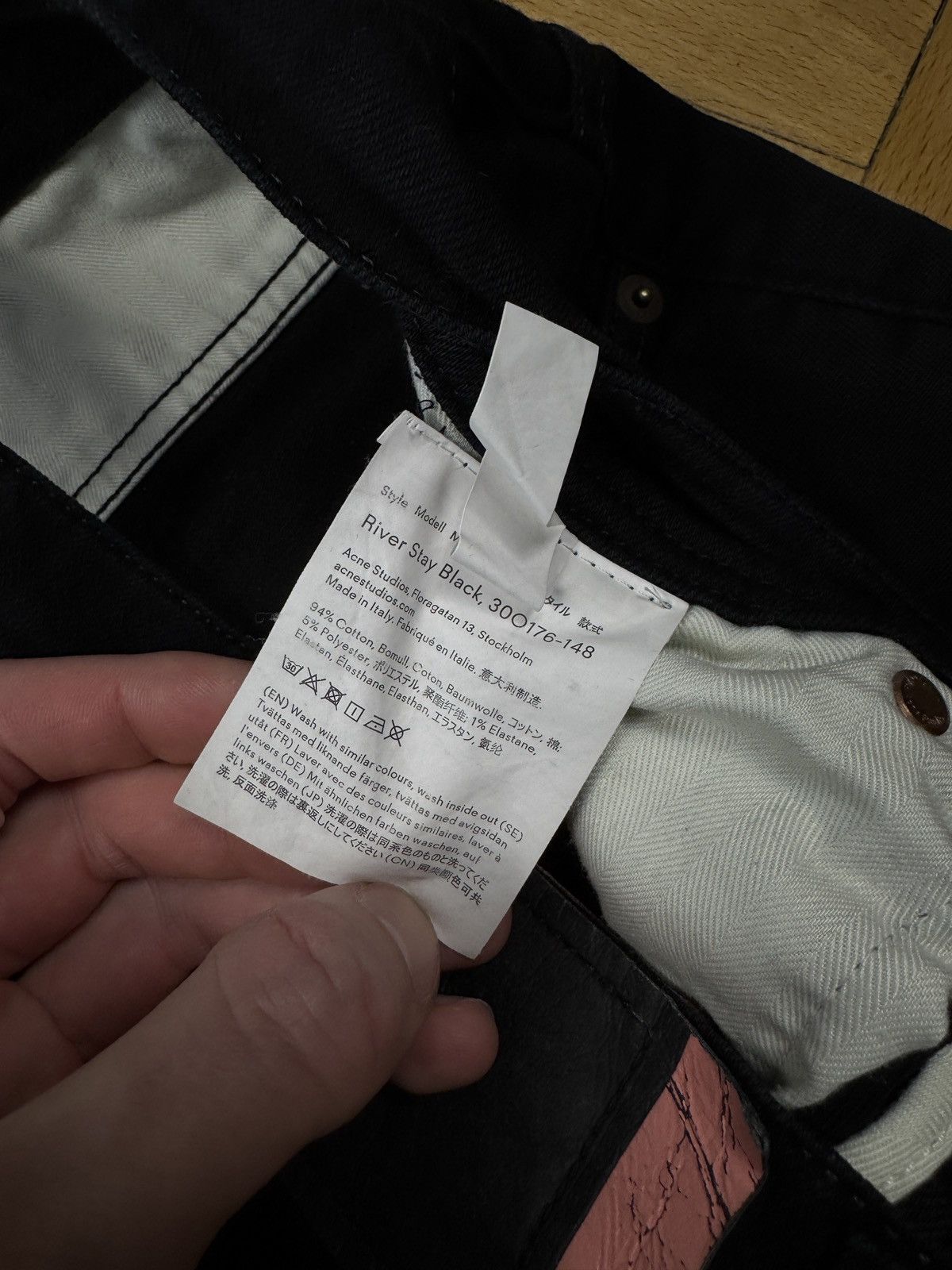 Acne Studios Acne Studios River Stay Black Pants Size US 32 / EU 48 - 5 Thumbnail