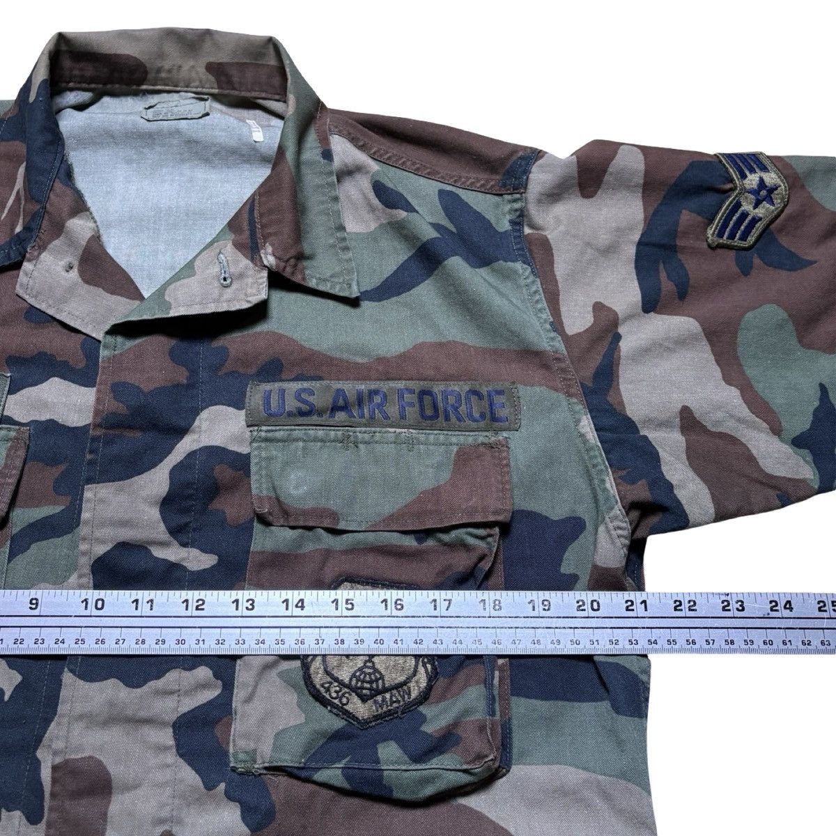 Other US Air Force Patches Small Short Woodland Camo BDU Jacket Size US S / EU 44-46 / 1 - 4 Thumbnail