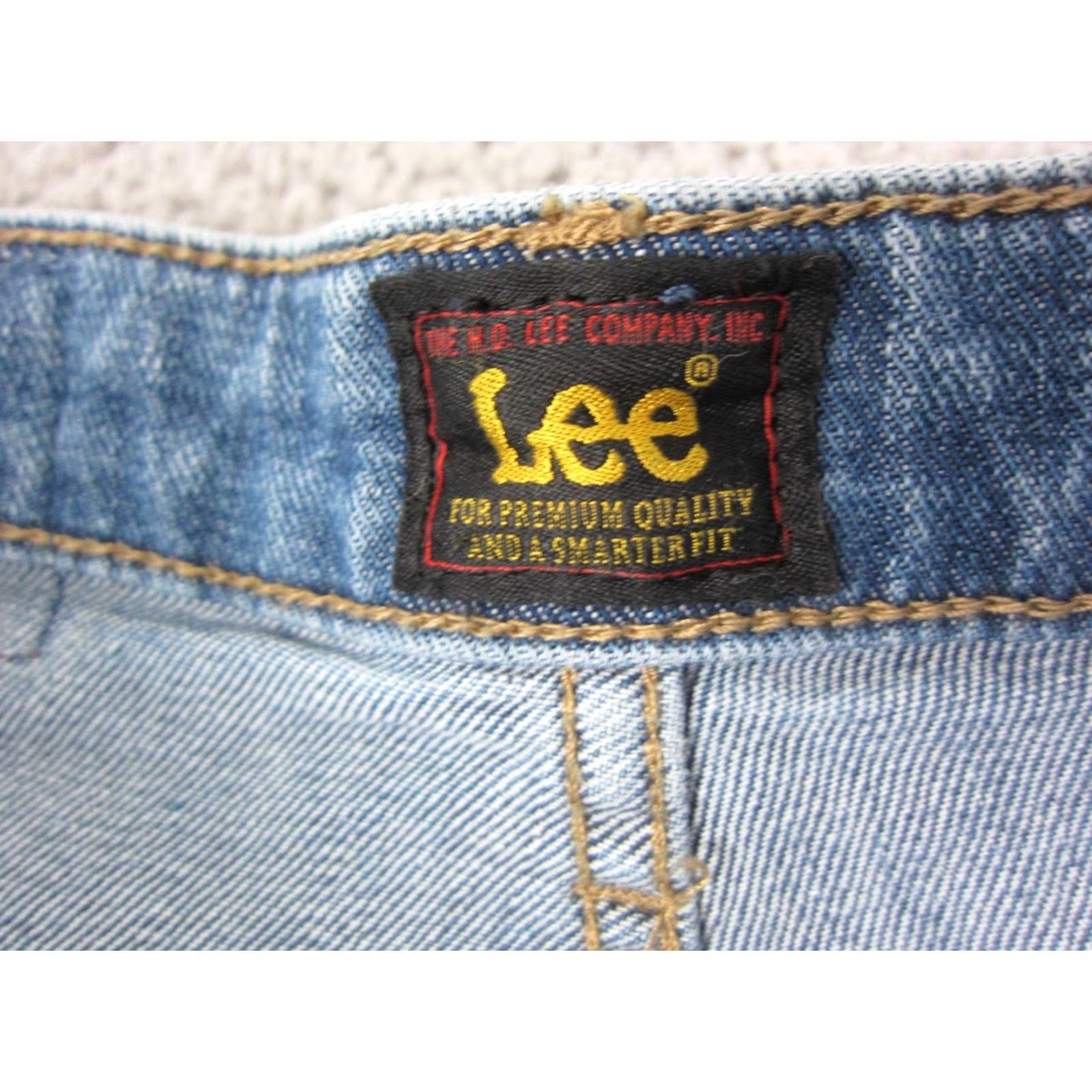 Lee LEE Jeans Womens 6 Medium Blue Denim Legendary Wide Leg Low Rise Baggy Loose Shirt Size 28" / US 6 / IT 42 - 4 Thumbnail