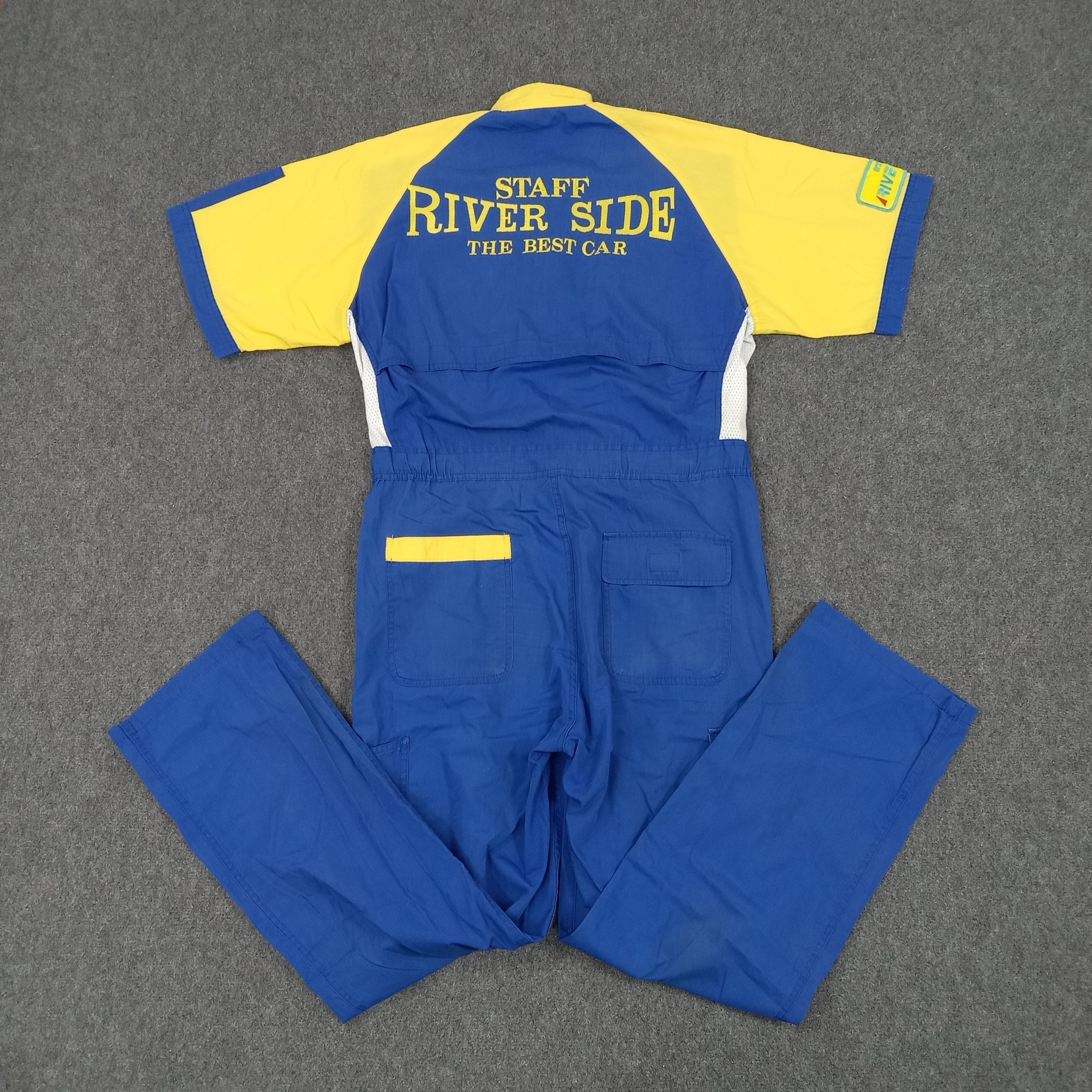 Japanese Brand × Vintage River Side Japanese Motorsports Coverall Jacket Size US M / EU 48-50 / 2 - 1 Thumbnail