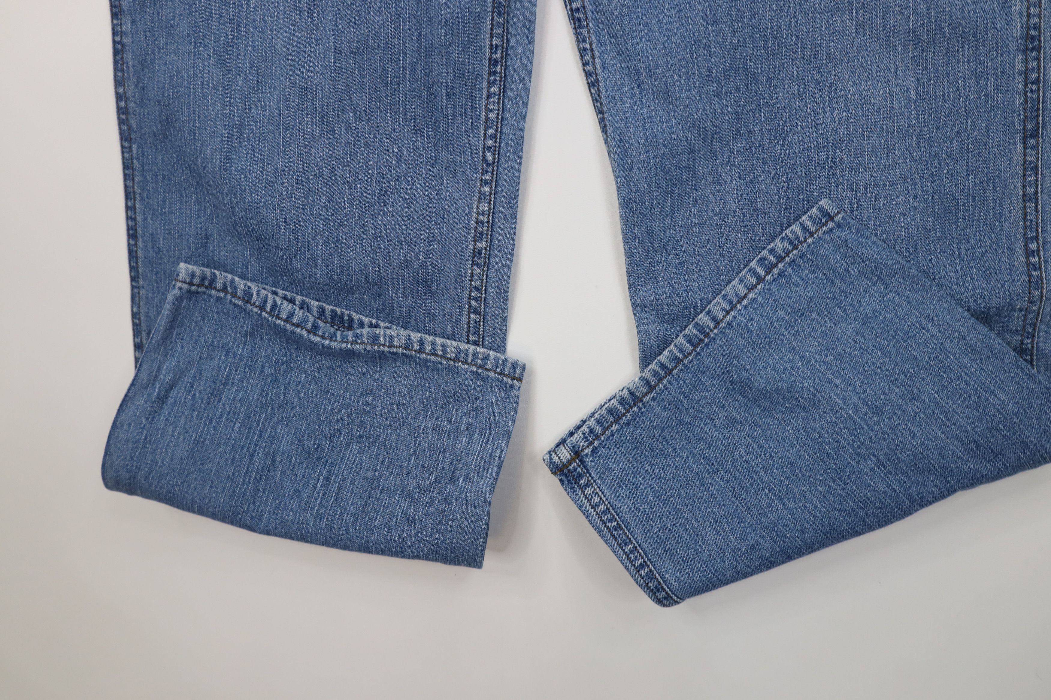 Harley Davidson Vintage 90s Harley Davidson Wide Leg Dungaree Denim Jeans Size US 30 / EU 46 - 5 Thumbnail