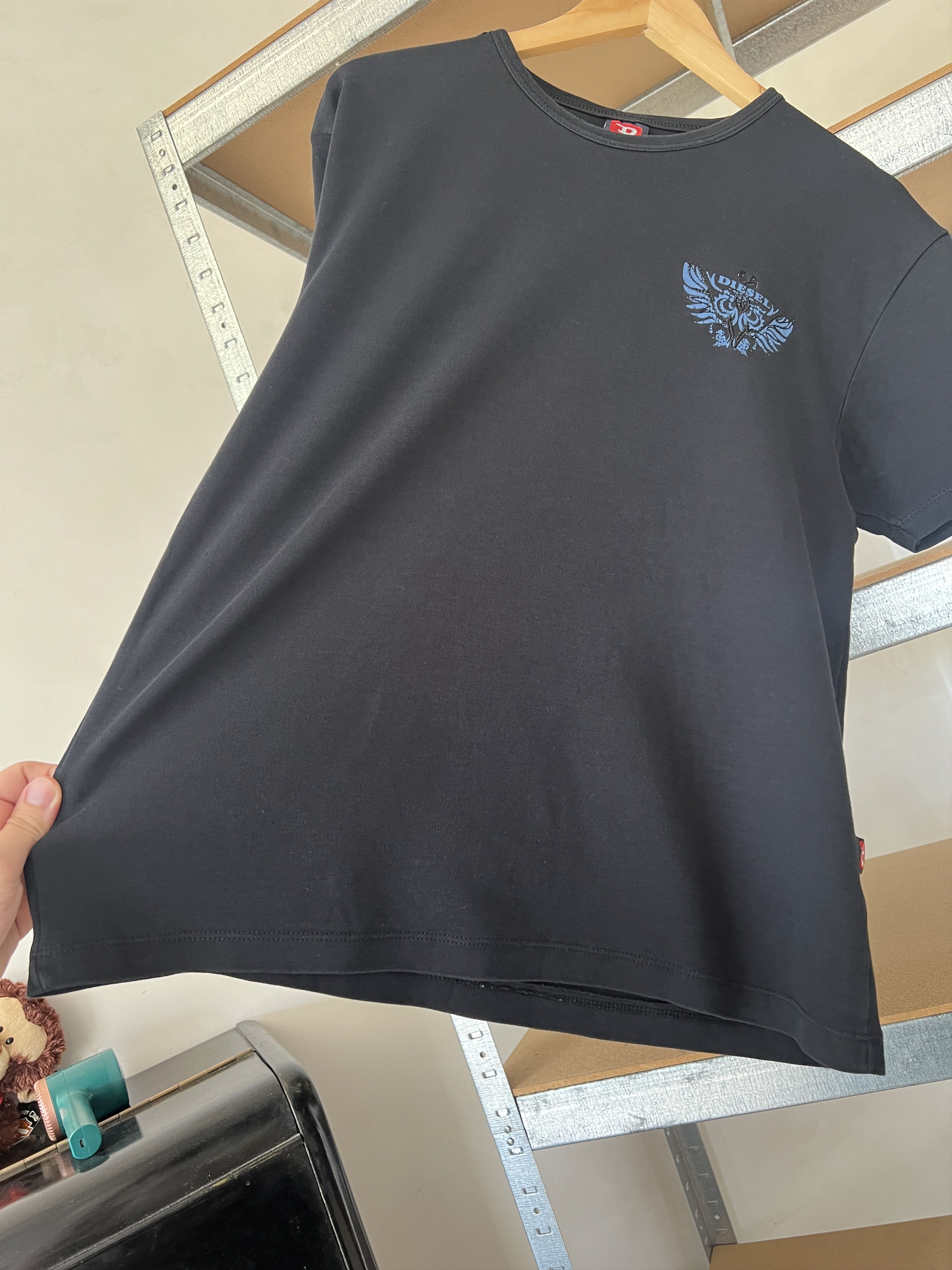 Diesel Diesel Y2K Vintage Avant Garde Wings Graphic Tee Size US L / EU 52-54 / 3 - 12 Thumbnail