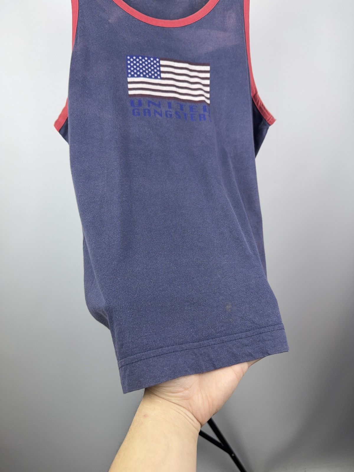 Band Tees × Vintage Vintage 90s United Gangsters Y2k sk8 faded Tank Top Size US L / EU 52-54 / 3 - 2 Thumbnail