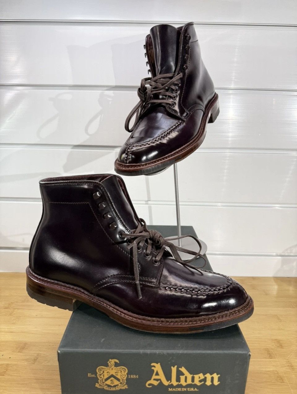 Alden Alden 40218HC Tanker Shell Cordovan Size US 7 / EU 40 - 1 Thumbnail