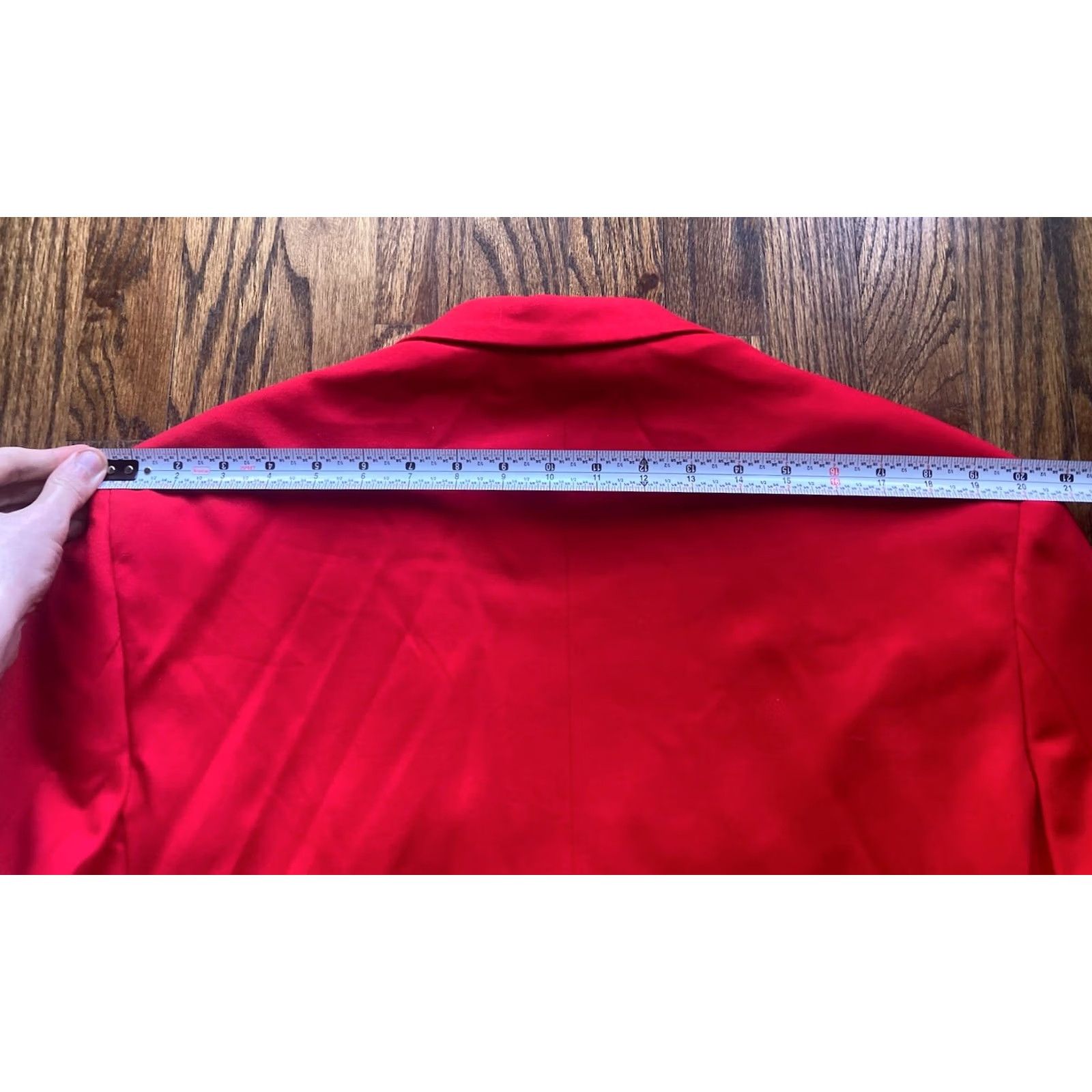 Vintage Barabas 2 Piece Suit Mens 44R Jacket 38x31 Pants Red Slim 2 Button Size 44R - 7 Thumbnail