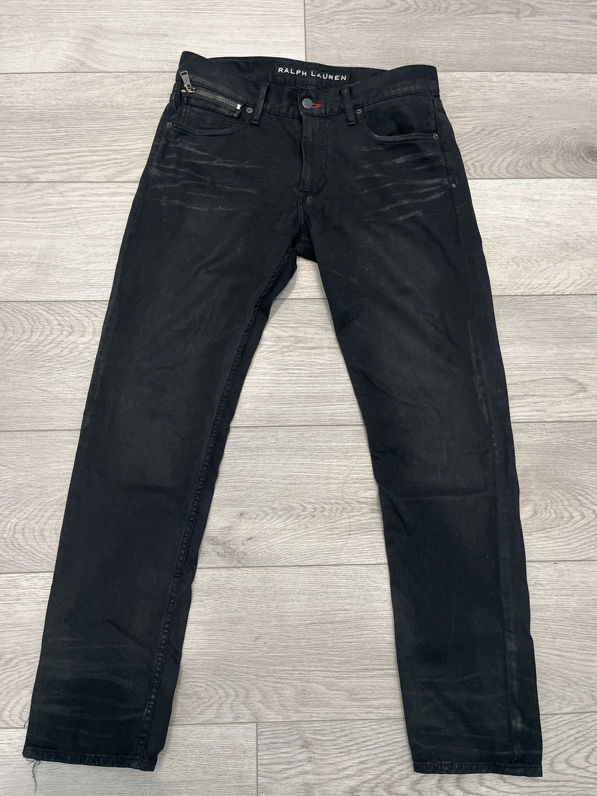 Ralph Lauren SIZE 30/30 Mens Ralph Lauren Wax Jeans Size US 30 / EU 46 - 5 Thumbnail